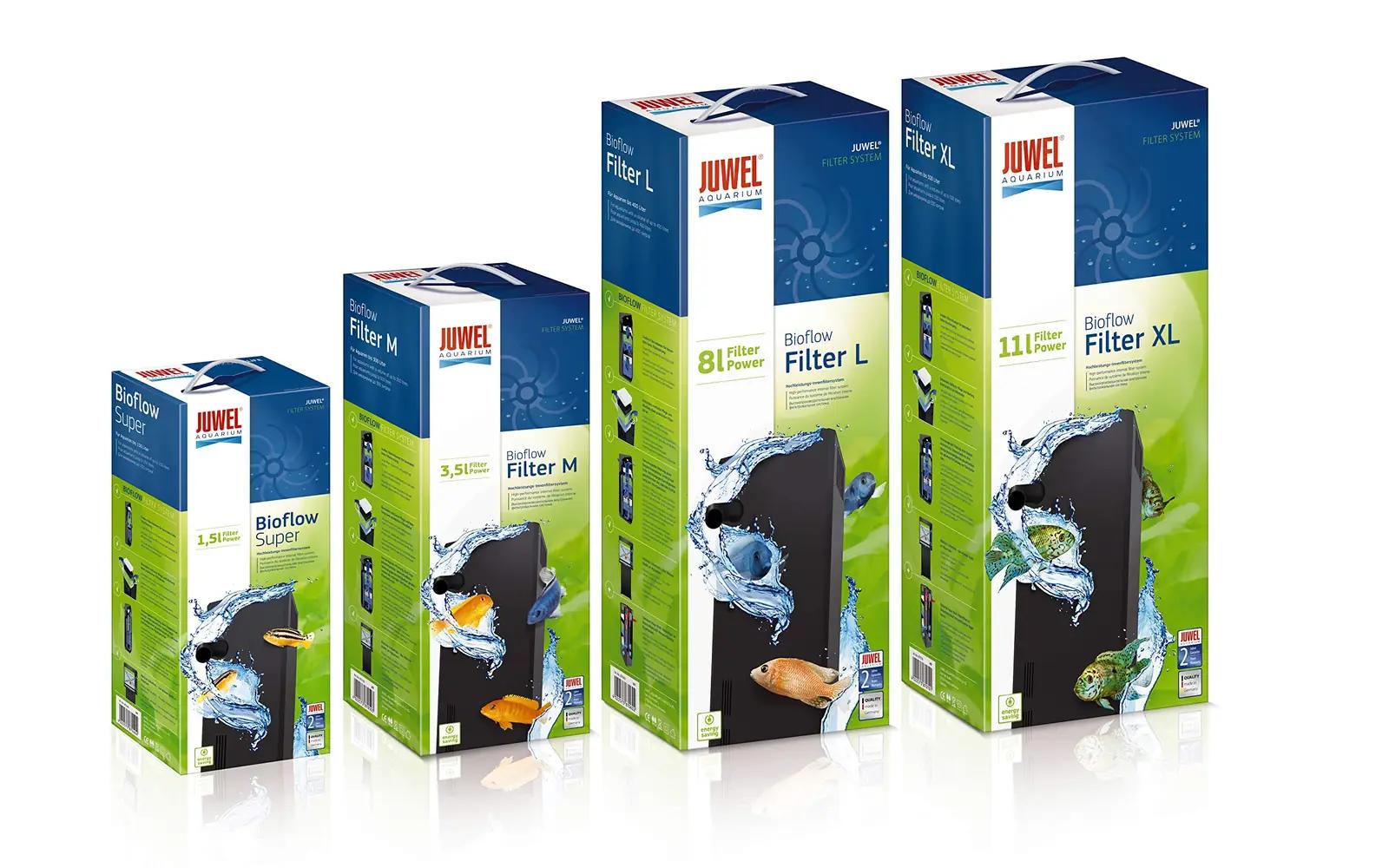 Juwel Aquarium 87050 sisefiltrid – detailne lähivaade