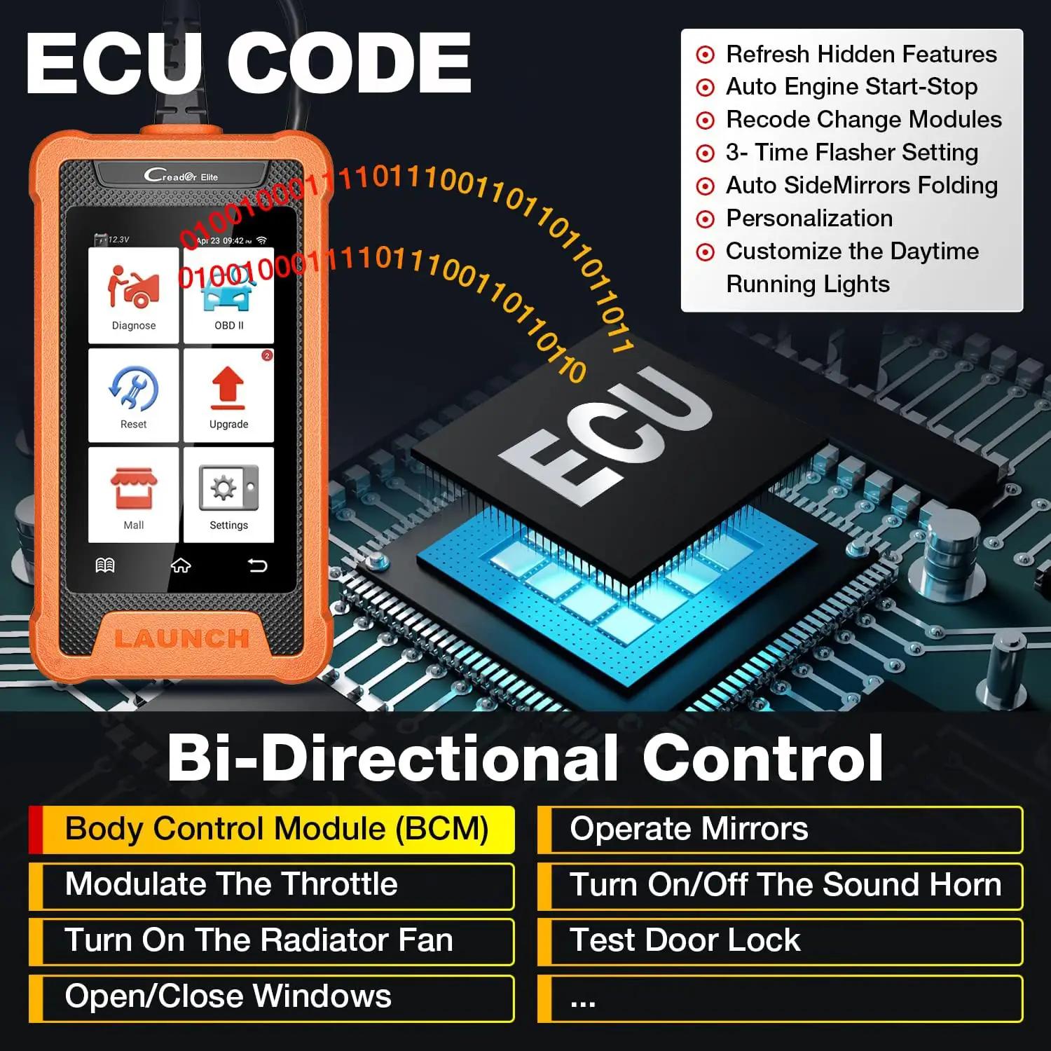 LAUNCH diagnostikaseade YZB05 – obd-ii diagnostikaseadmed – kasutusnäide