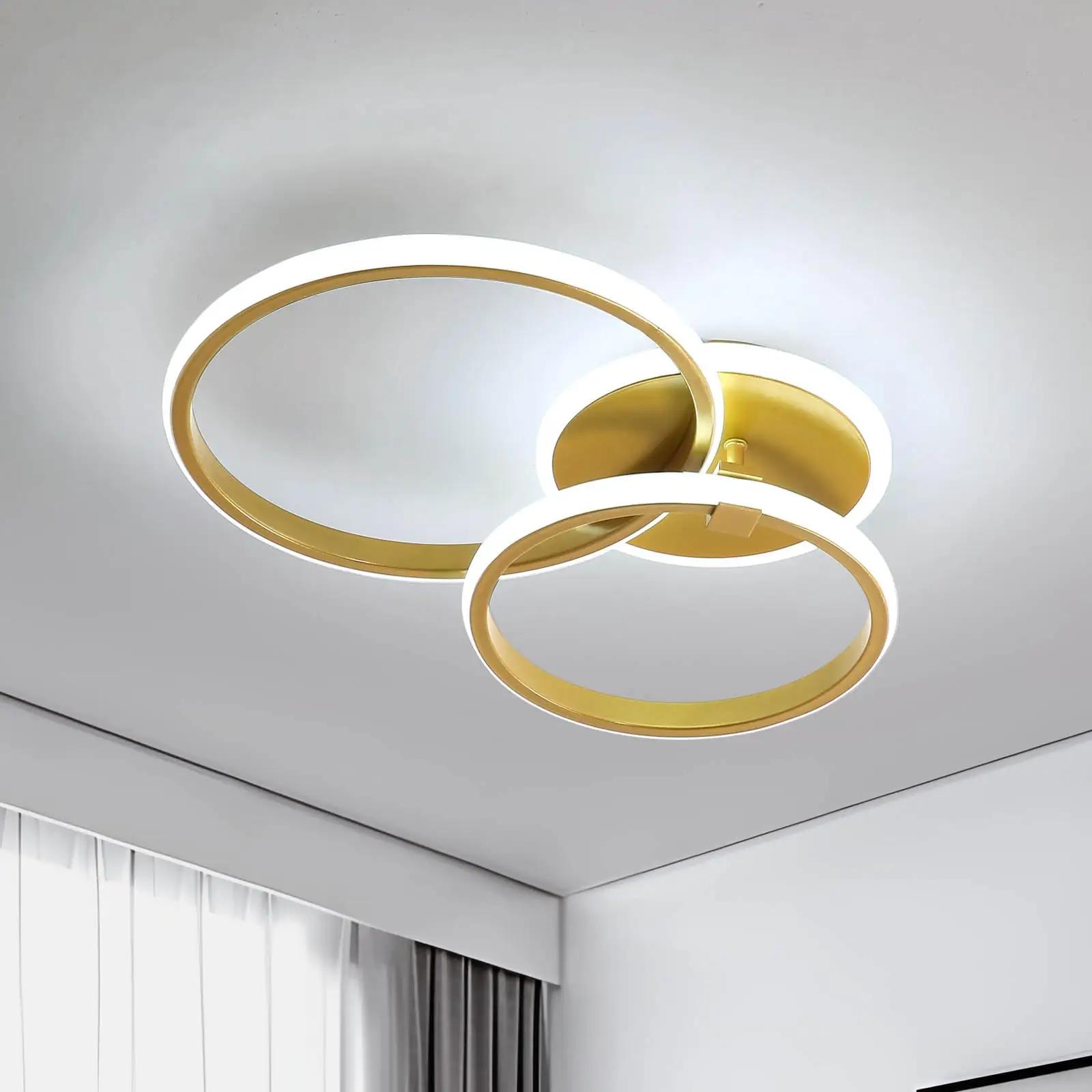 Comely kuldne LED laevalgusti 59 cm — modernne korterivalgustus – pilt 9