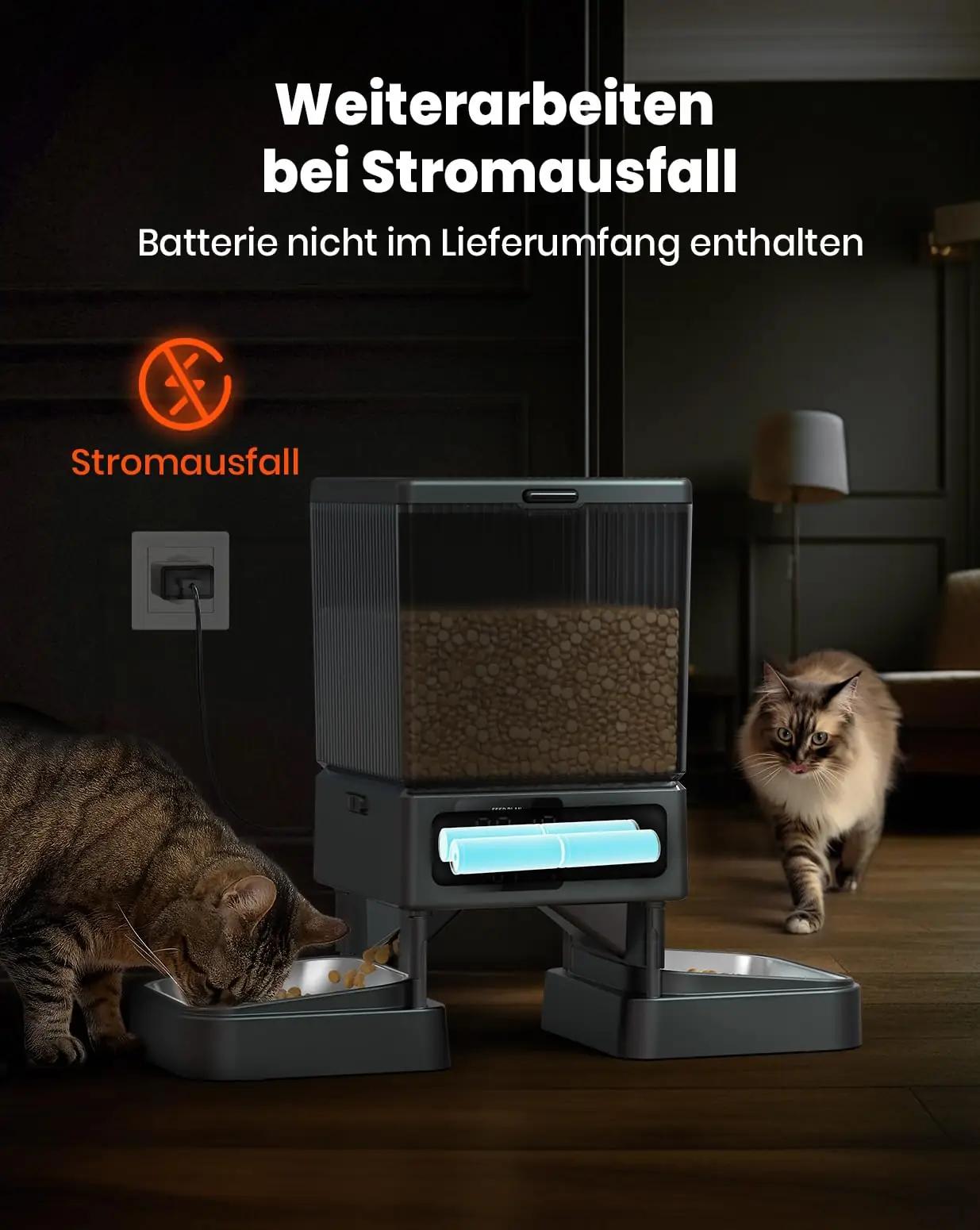 oneisall automaatne 5L toitja — roostevaba kauss ja lihtne – pilt 7