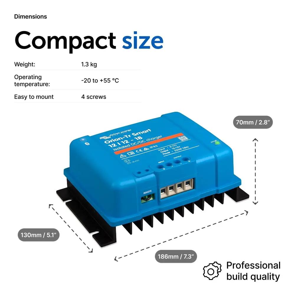 Victron Energy laadija — isoleeritud DC-DC 12V/12V 18A (IDEAALNE – lisavaade