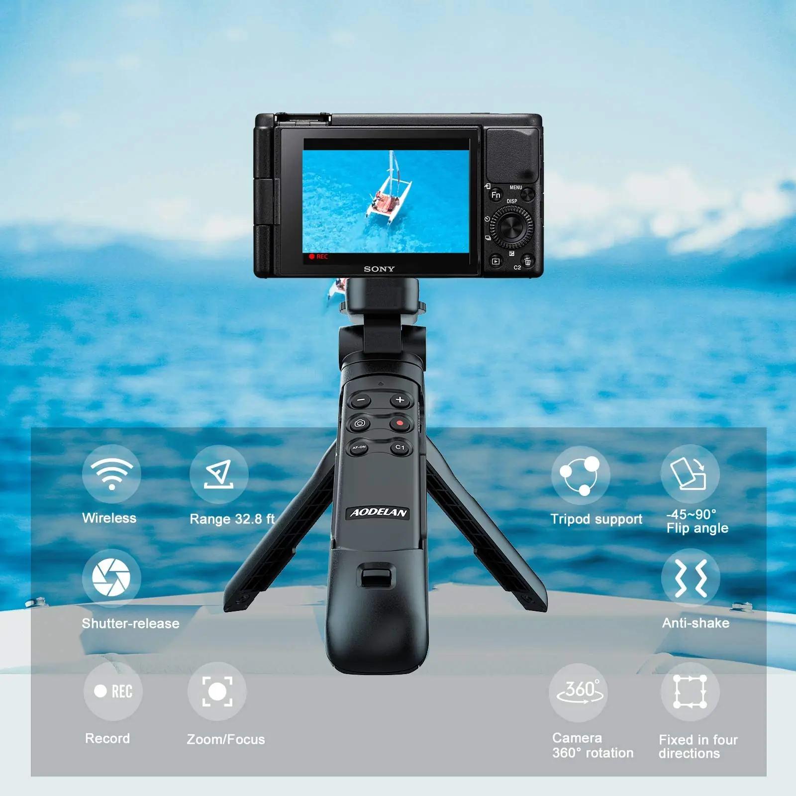 AODELAN Black Tripod for Sony kolmjalgstatiivid – detailne lähivaade