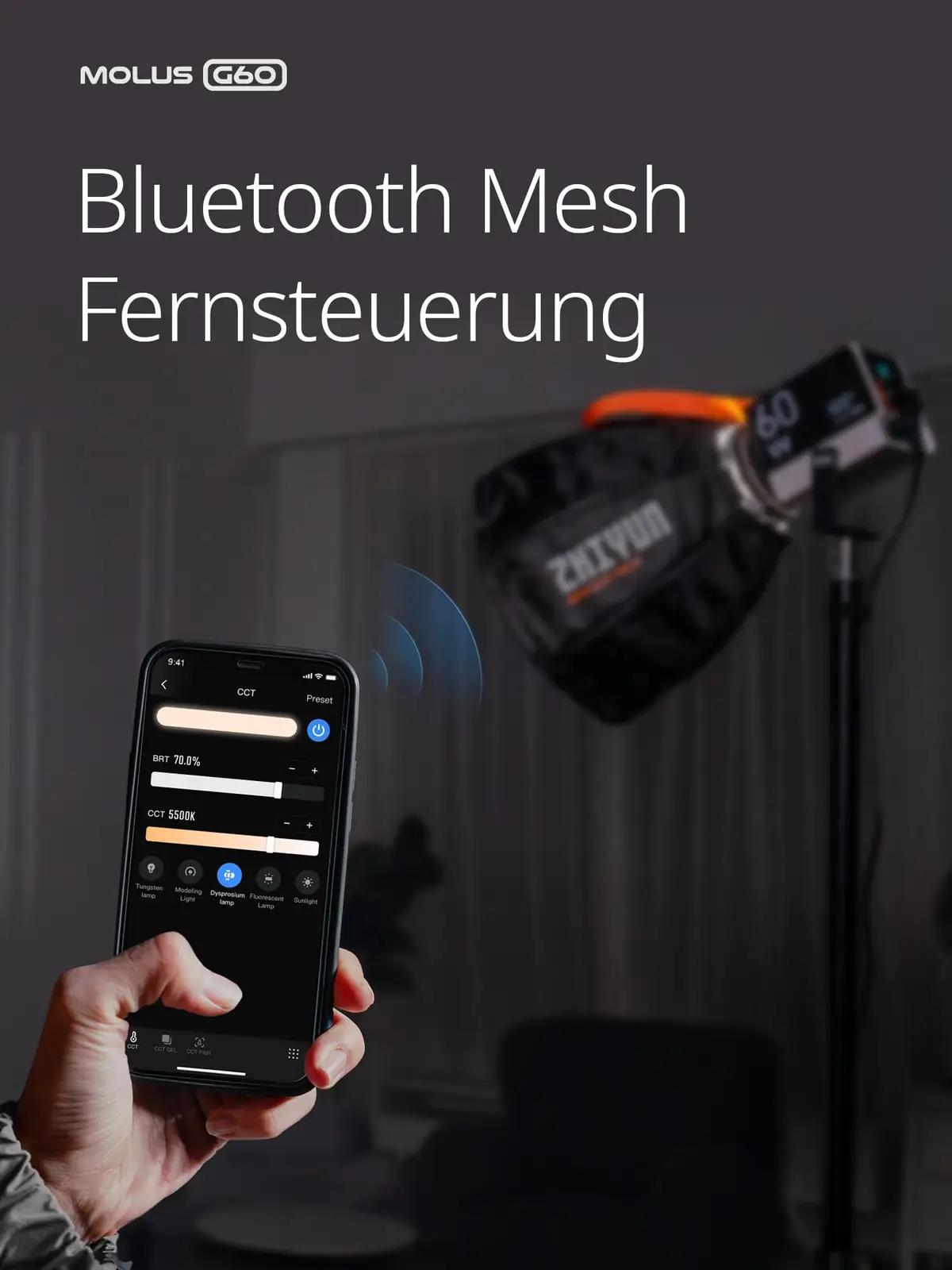 ZHIYUN kvaliteetne 60W COB videotuled – kompaktne ja võimas – lisavaade