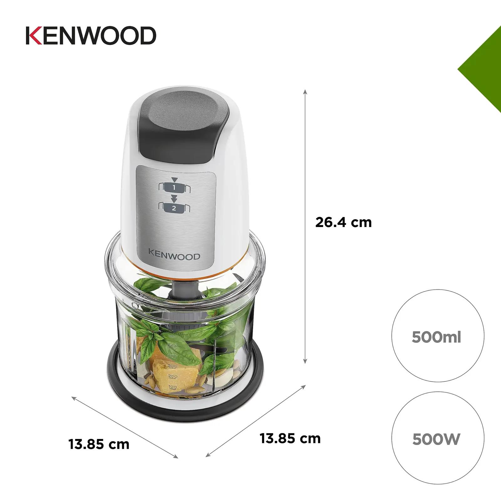 Kenwood Easy Chop — kompaktne 500 W universaalhakkija kööki – lisavaade