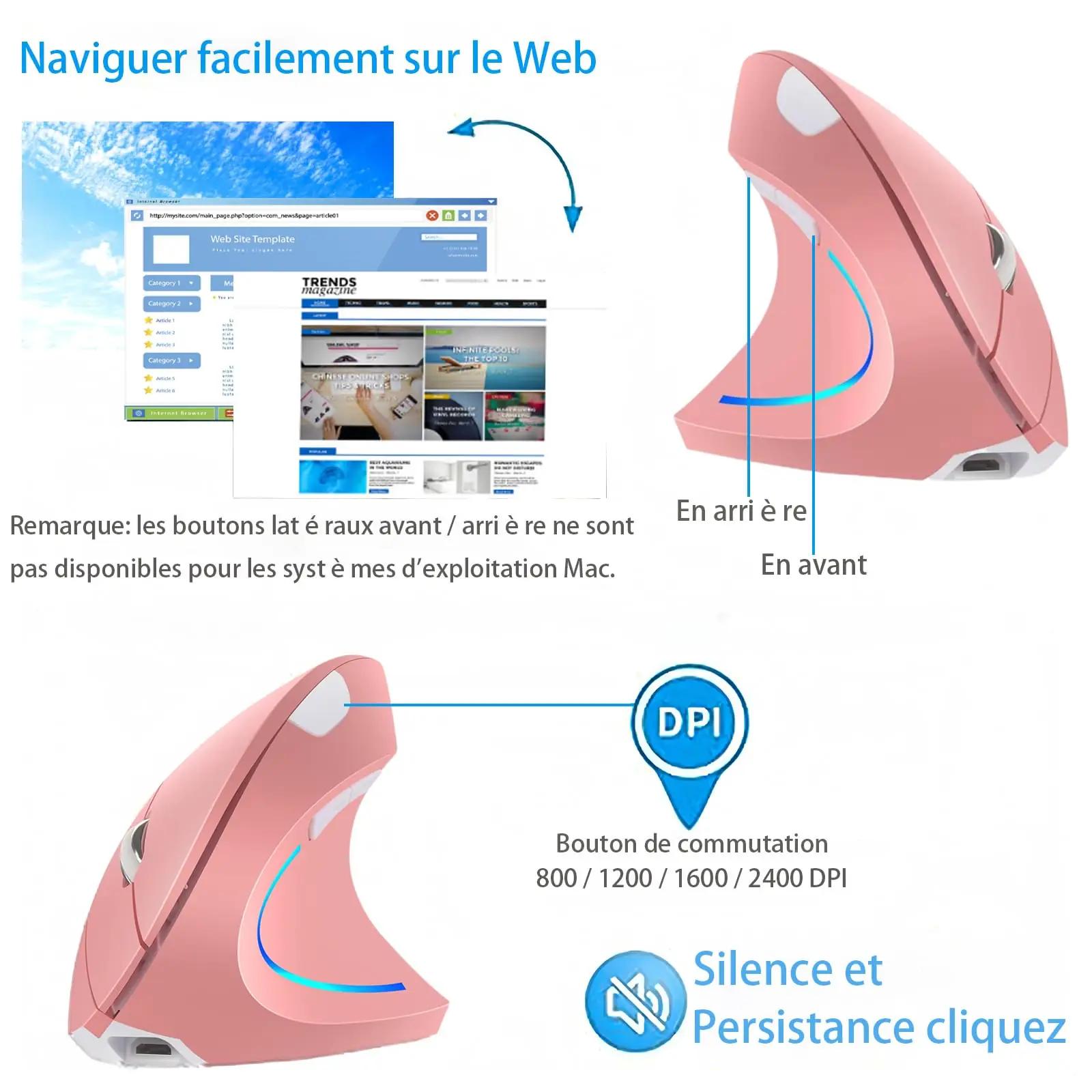 WREWING ergonoomiline vertikaalne hiir — kontorikasutus ja – pilt 8