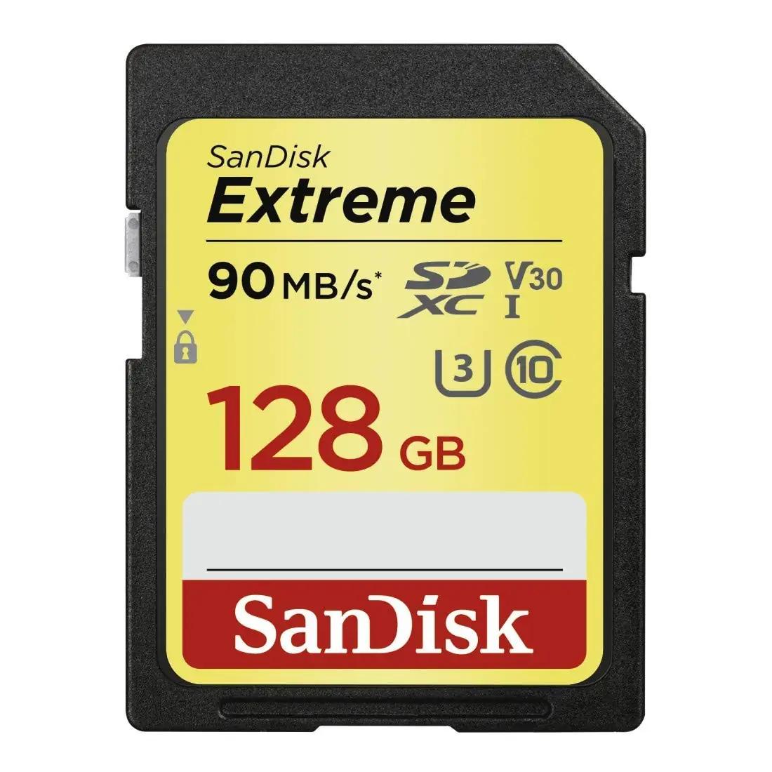 SanDisk vastupidav 128 GB SDXC mälukaart kiire lugemisega