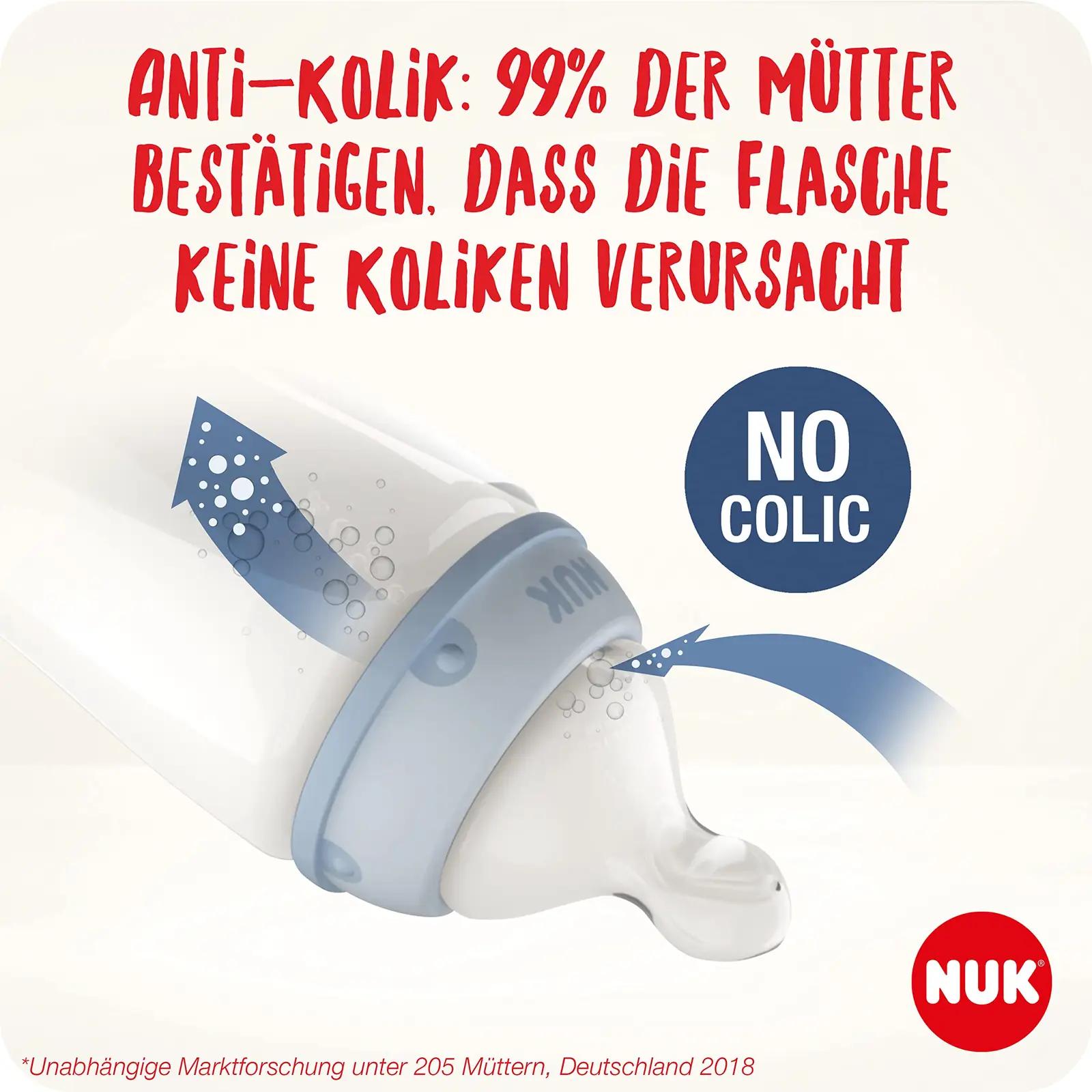 NUK beebipudelite komplekt Safari — silikonist alguskingitus – pakend ja tarvikud