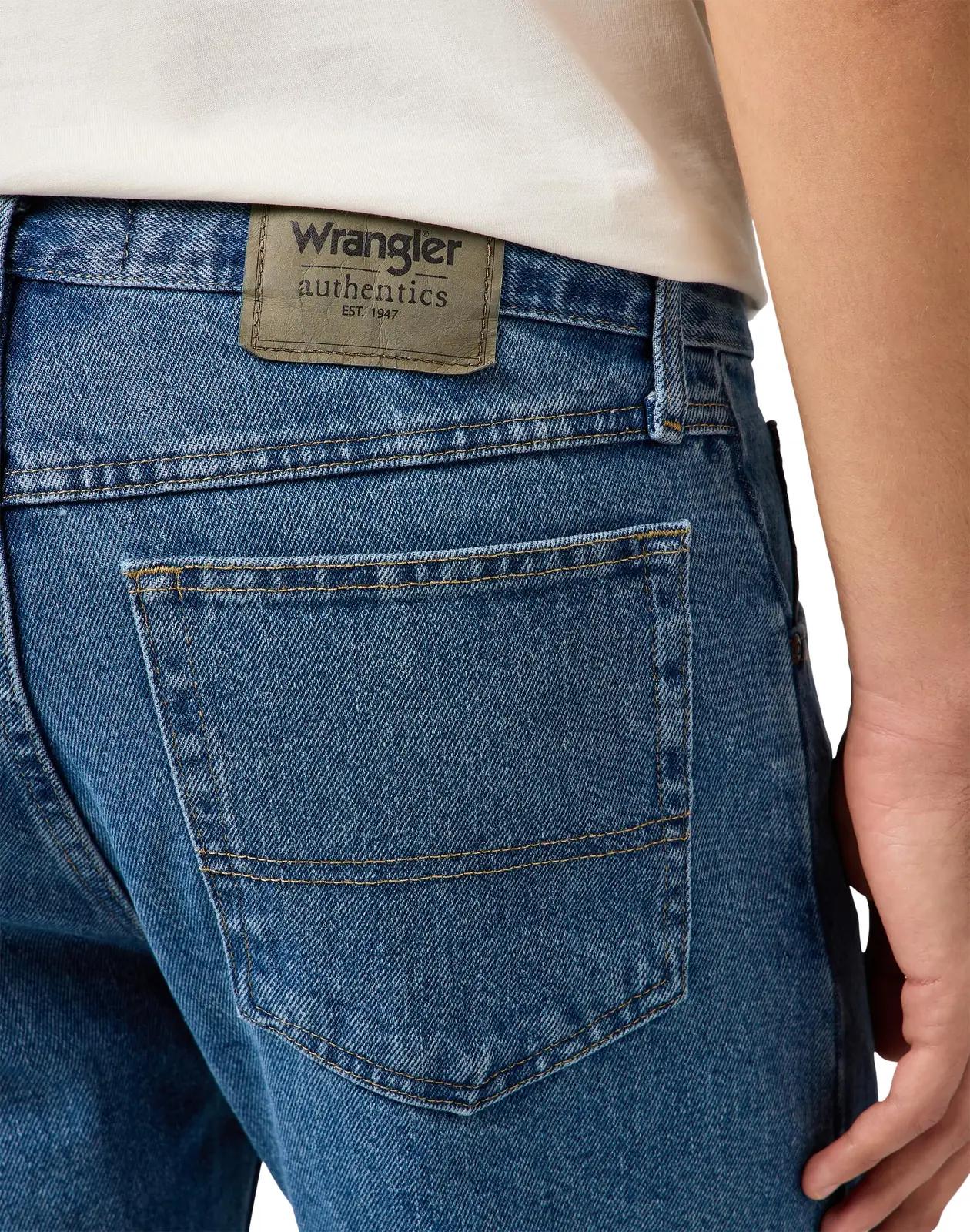 Wrangler Authentics mugav puuvillane meeste teksapüksid stonewash – lisavaade