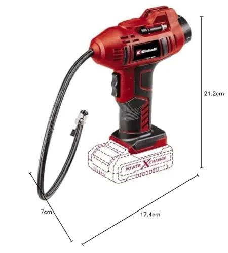 Einhell akukompressor 18 V — kaasaskantav rehvipump ja kingiidee – pilt 13