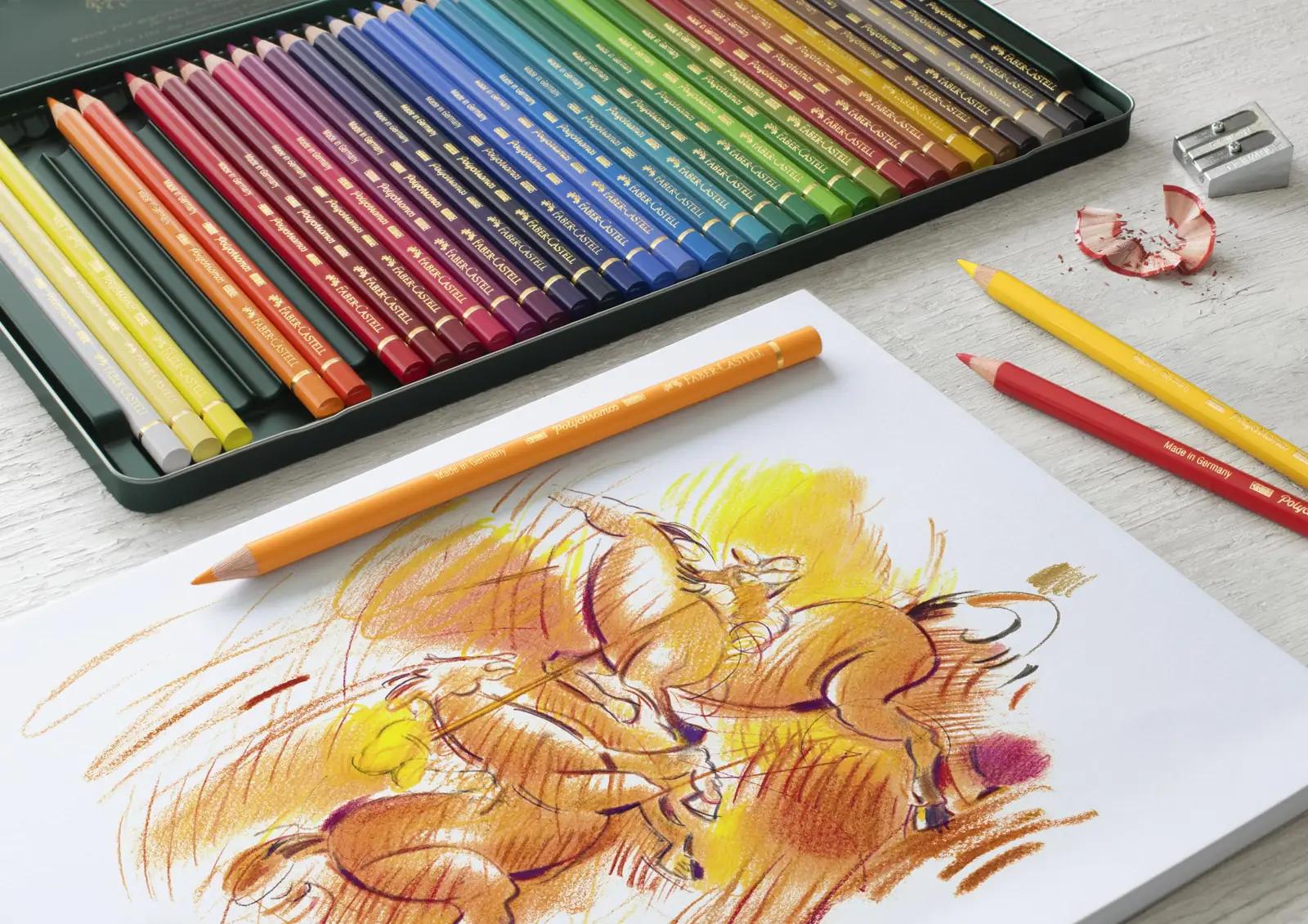 Faber-Castell värvipliiatsid Polychromos – 60 värvi metallkarbis – pilt 7