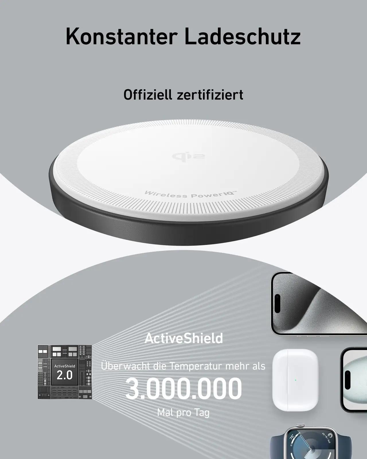 Anker 3-in-1 traadita laadija — kompaktne kõigi seadmete – pilt 7