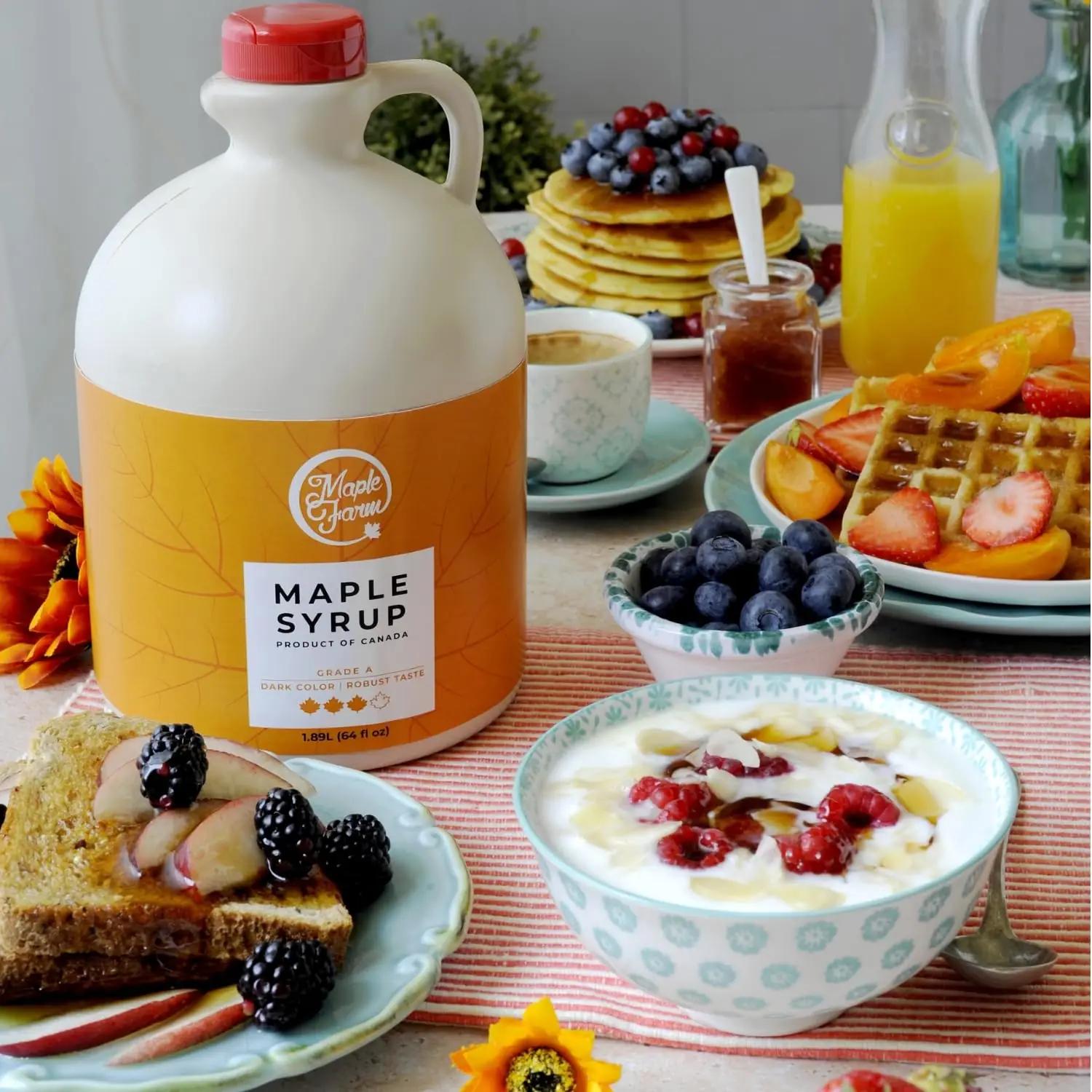 MapleFarm puhas Kanada vahtrasiirup 1,89 l – rikas maitse – pilt 6