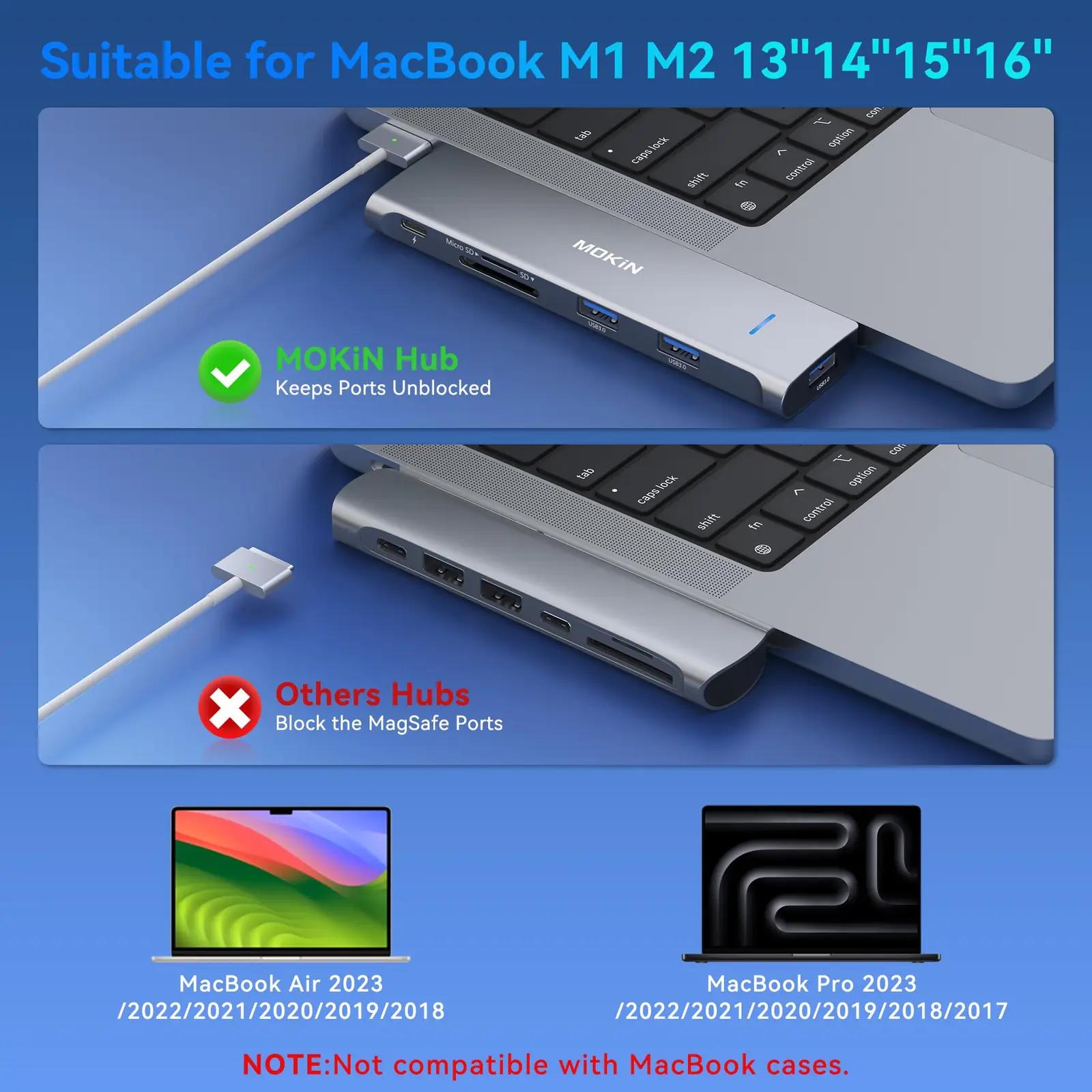 MOKiN alumiiniumist USB-C hub — mitmekülgne ühenduslahendus – pilt 7