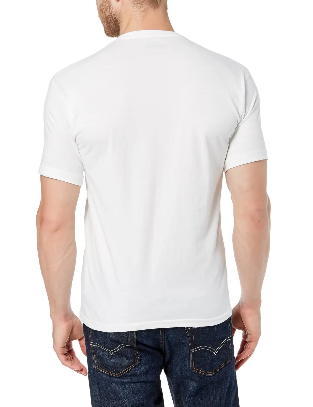 Lower East puuvillane meeste V-kaelusega T-särk — mugav ja hingav – pakend ja tarvikud