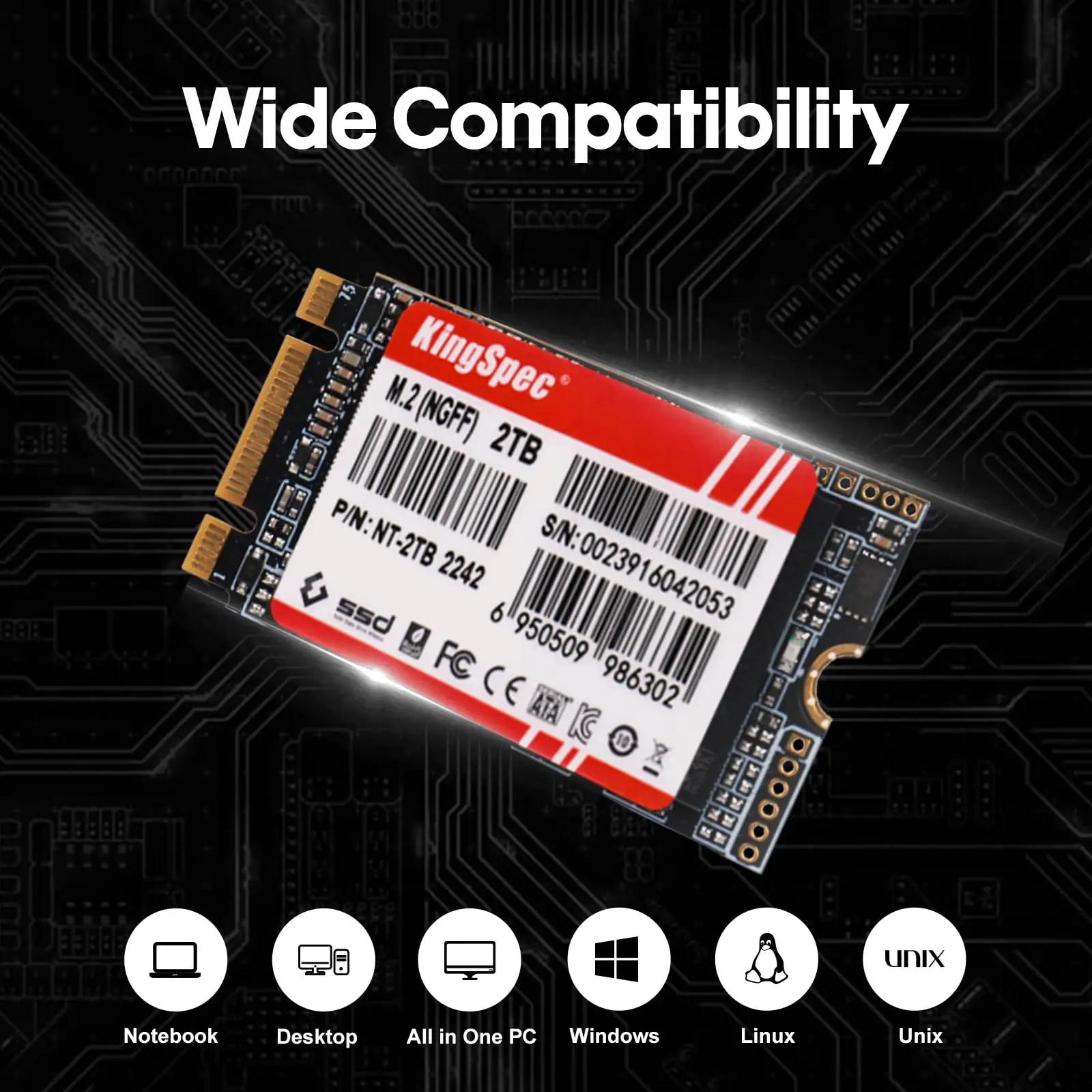 KingSpec 1TB M.2 SATA SSD – kompaktne ja kiire salvestus – pilt 6