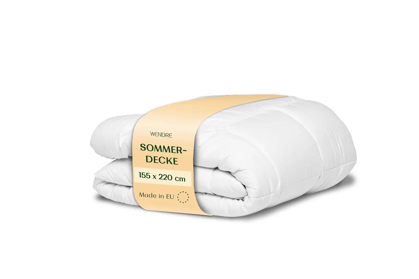WENDRE kerge mikrofibra suvine tekk 155×220 cm — hingav ja