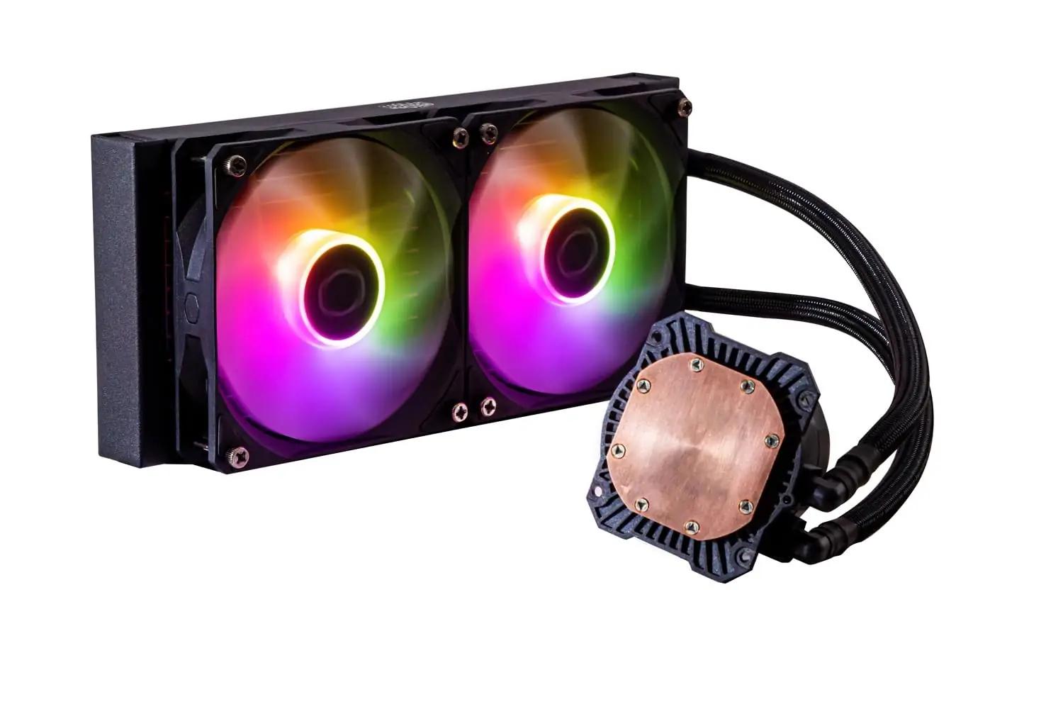 Cooler Master veejahuti 240 mm – vaikne metallist jahutus – kasutusnäide