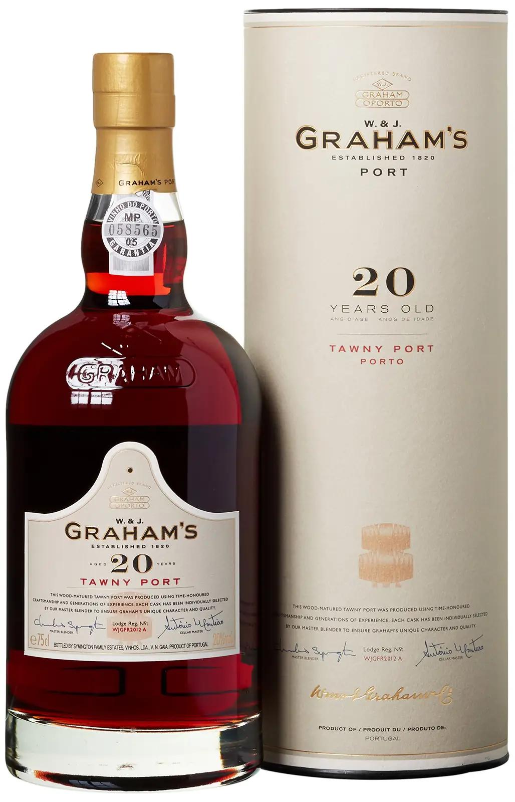 Graham’s Tawny Port 20 a. — pehme dessertvein kingituseks