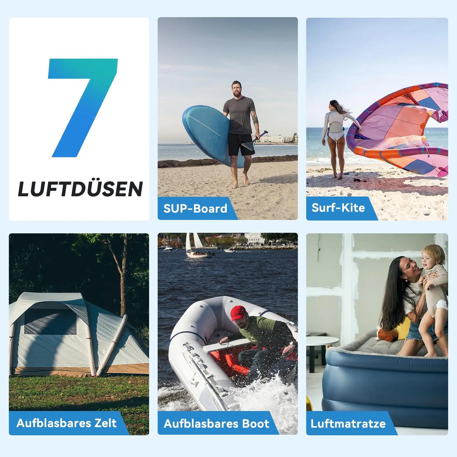 CYCPLUS nutikas SUP-luftpump – kiire 20 PSI täitmine – pilt 7