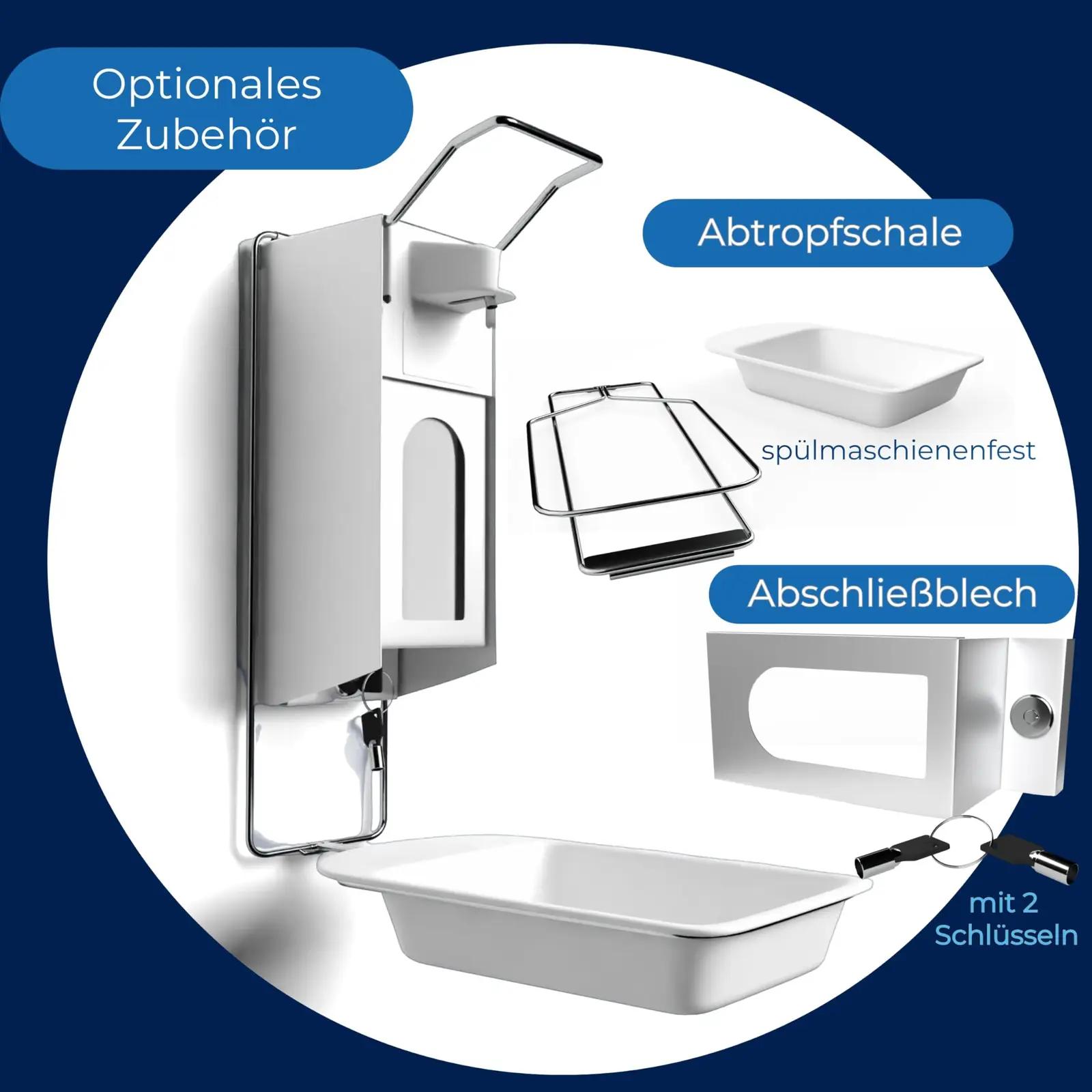 Horn Medical alumiiniumseinakinnitus desinfitseerija komplekt – pilt 9