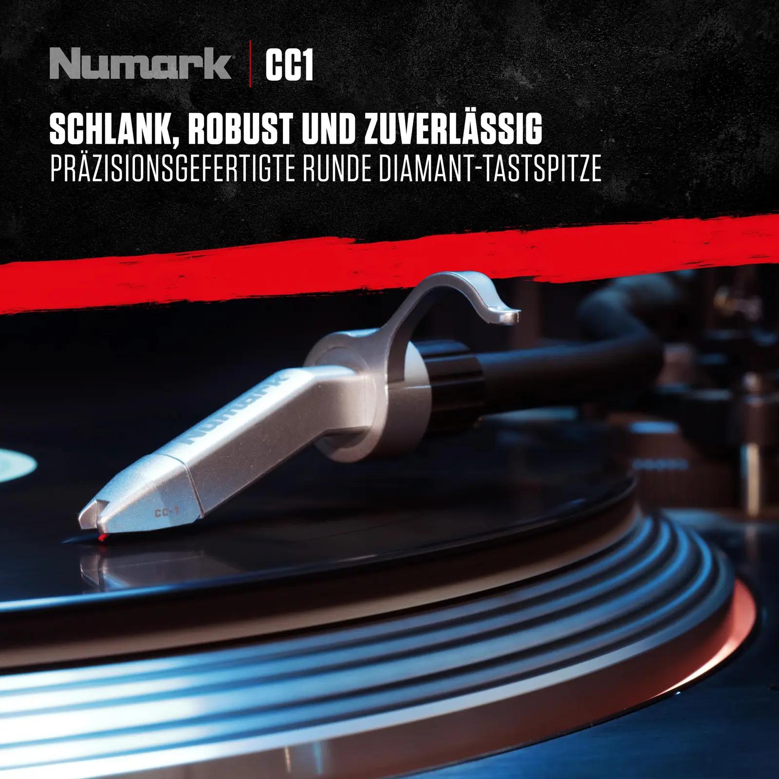 Numark DJ-kvaliteediga asendatava kassetiga CC-1 — vastupidav – pakend ja tarvikud
