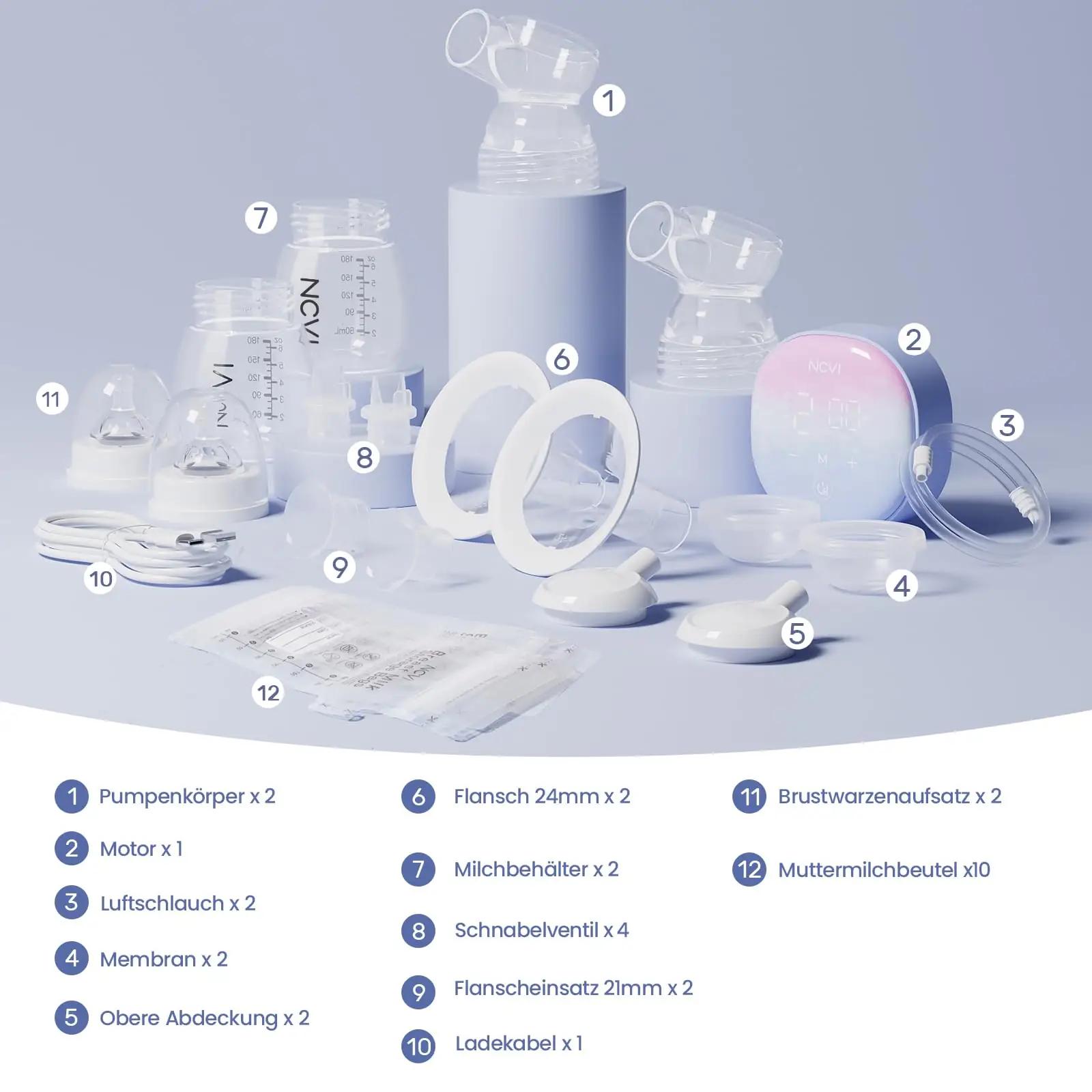 NCVI vastupidav elektriline rinnapump 81221 – pilt 8