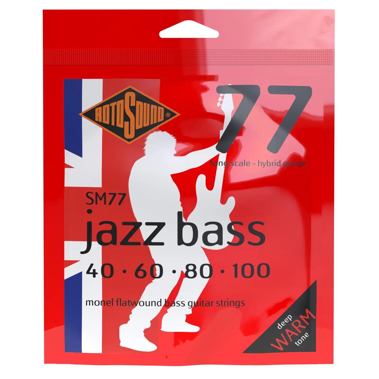 Rotosound Monel bassikeeled – sile flatwound heli ja vastupidavus