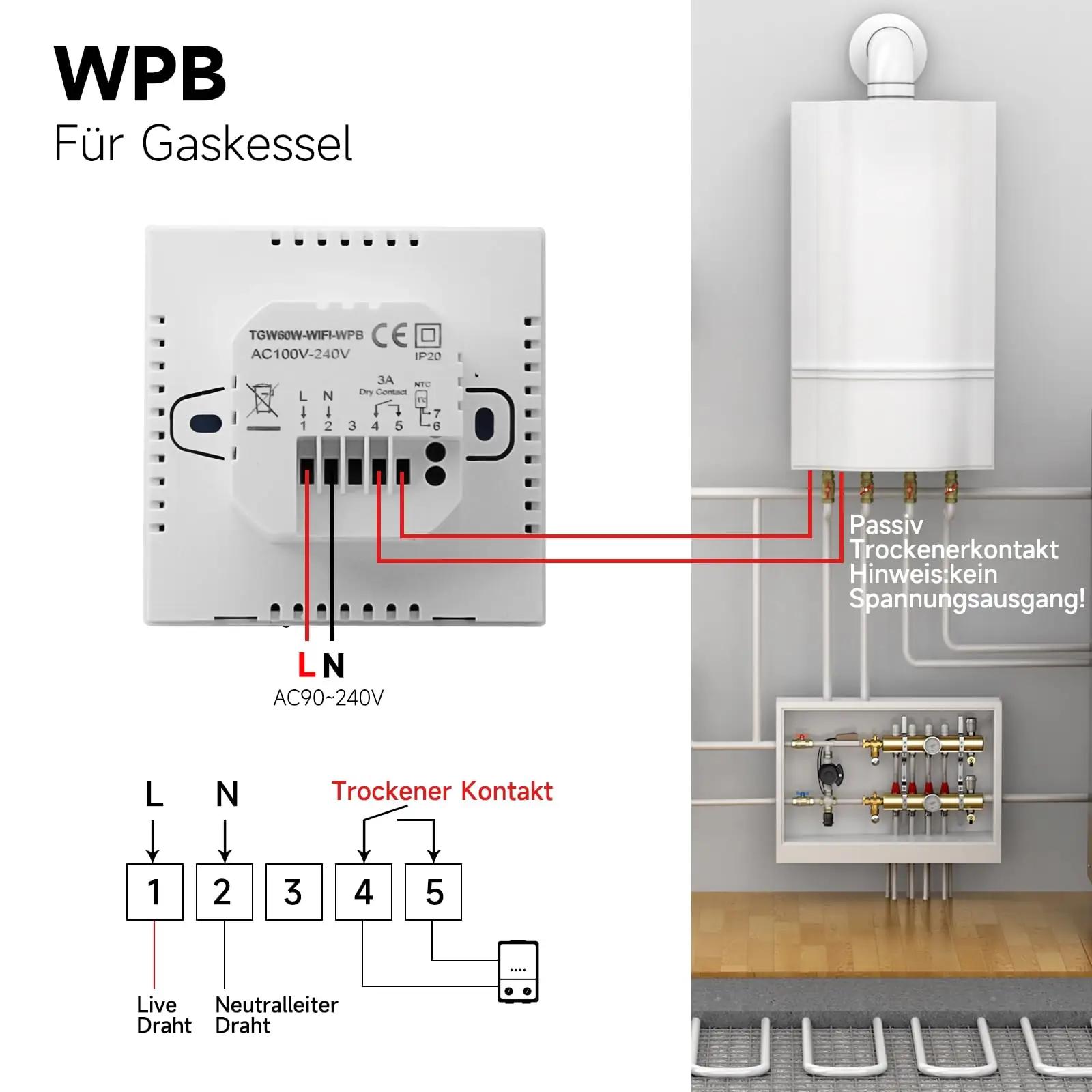 BEOK CONTROLS nutikas WiFi-termoteraator — täpne koduküte – lisavaade