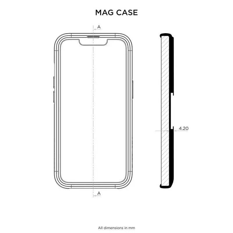 QUAD LOCK tugev MAG kaitse iPhone 13 jaoks — magnetiline korpus – pakend ja tarvikud