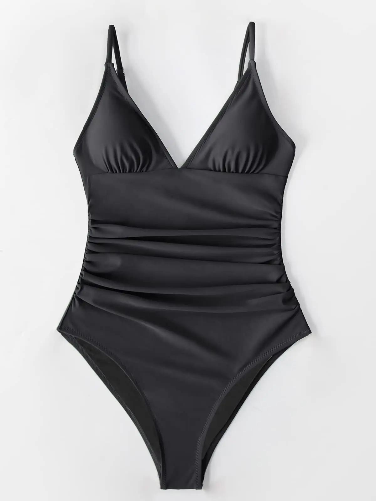 CUPSHE stiilne must monokini – mugav ja salendav XL – lisavaade
