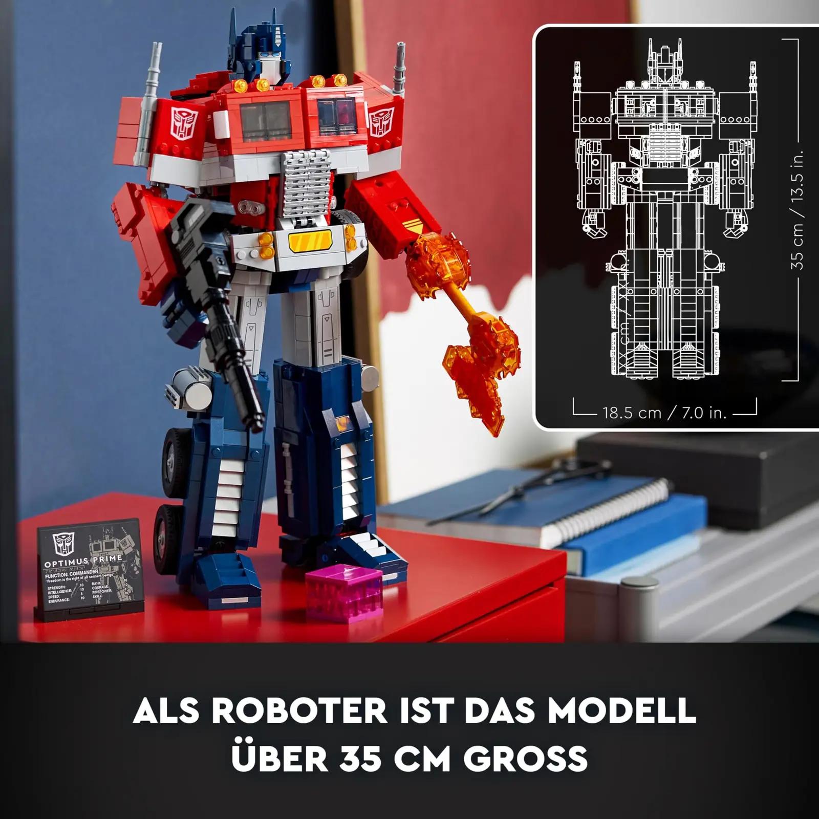 LEGO ikooniline Optimus Prime – detailne 2in1 komplekt – lisavaade