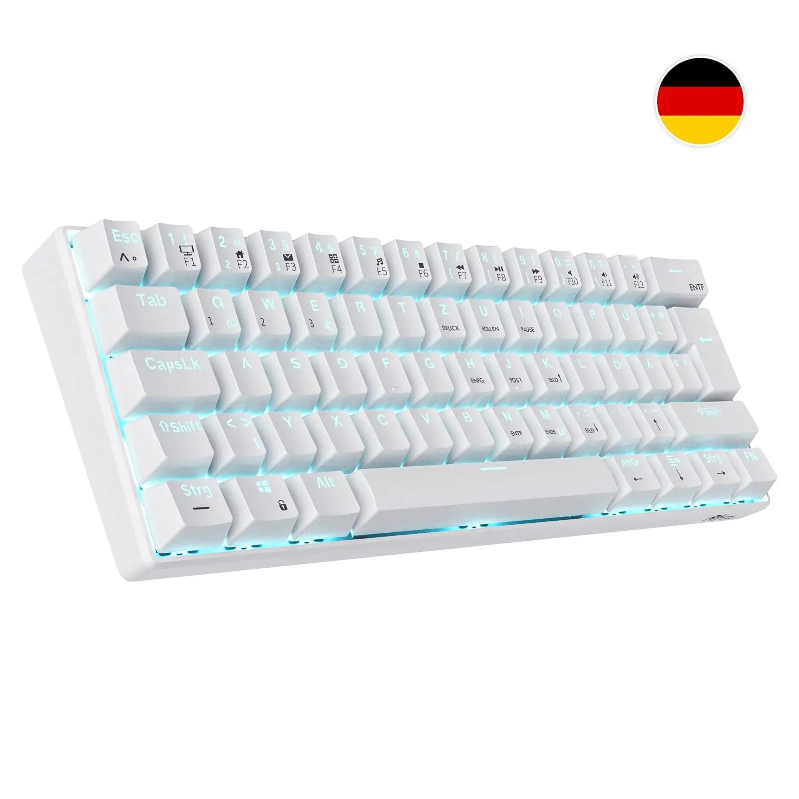 RK ROYAL KLUDGE valge 60% mehaaniline klaviatuur kingituseks – pilt 9