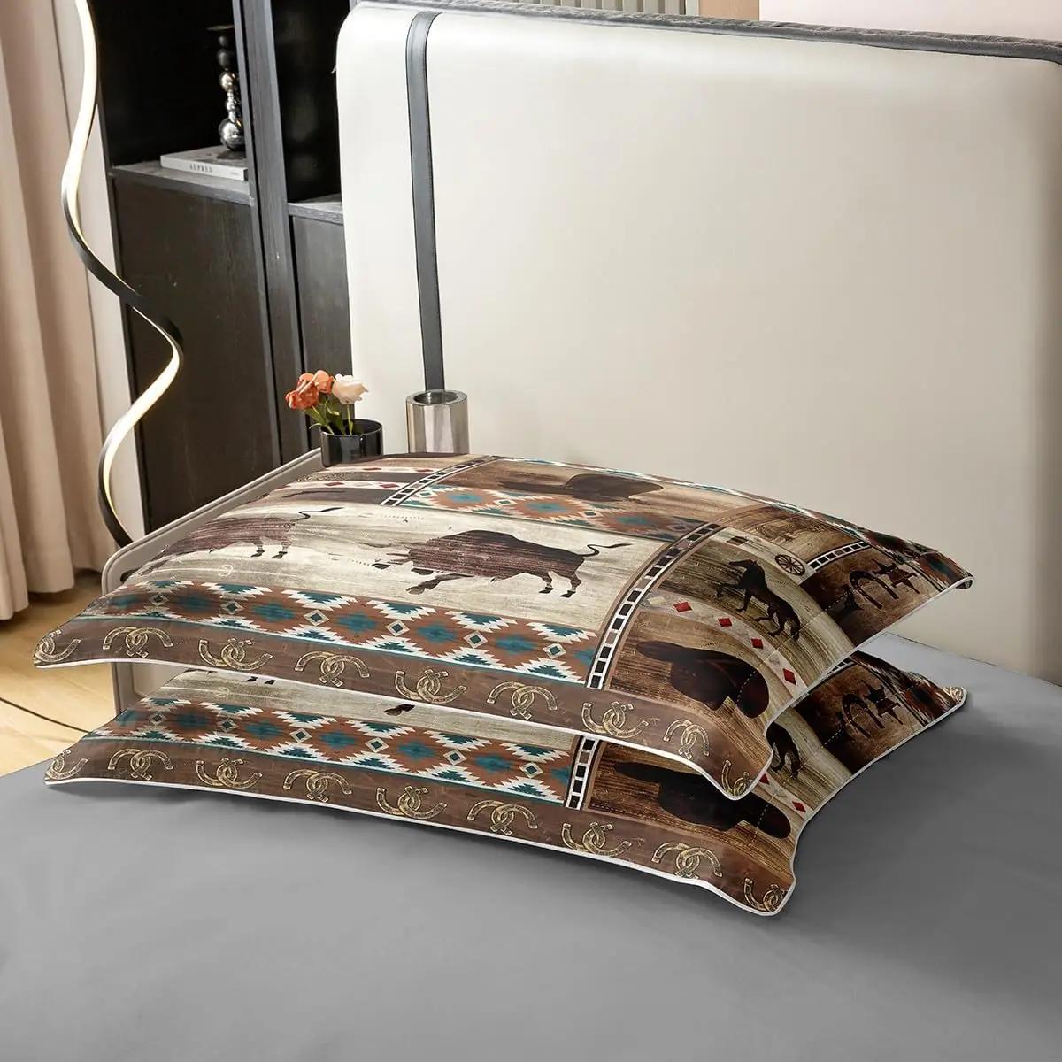 Homewish puuvillane rustikaalne voodipesukomplekt 200×200 cm – lisavaade