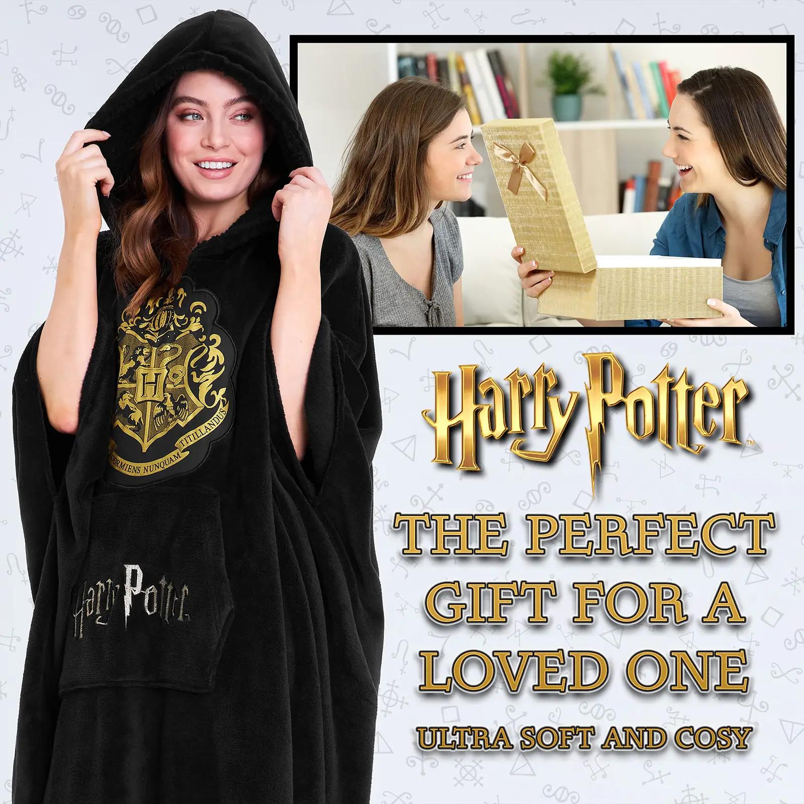 Harry Potter pehme oversized fliisist kapuutsiga tekk – pakend ja tarvikud