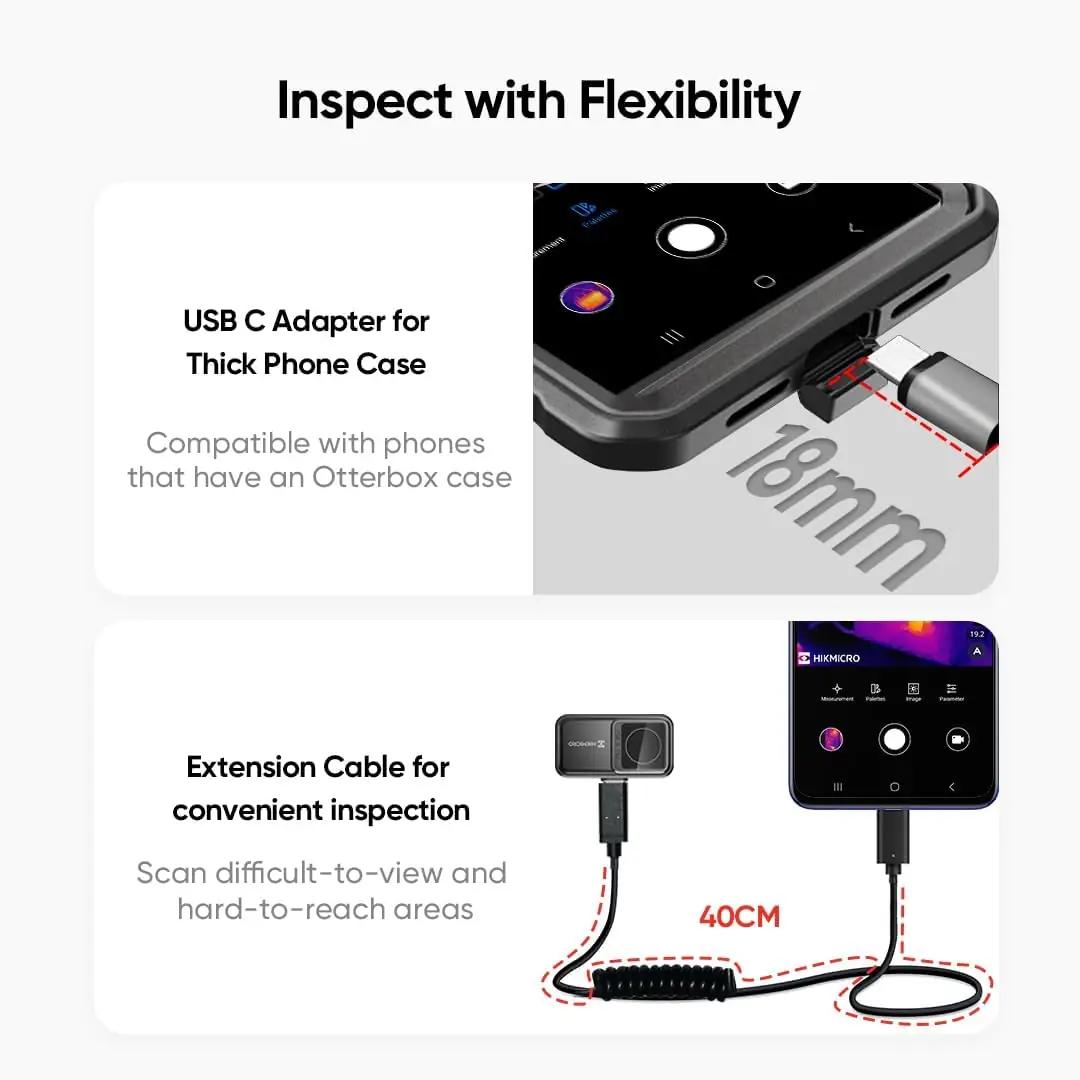 HIKMICRO soojuspildikaamera Mini2 — kompaktne inspekteerimiseks – pilt 6