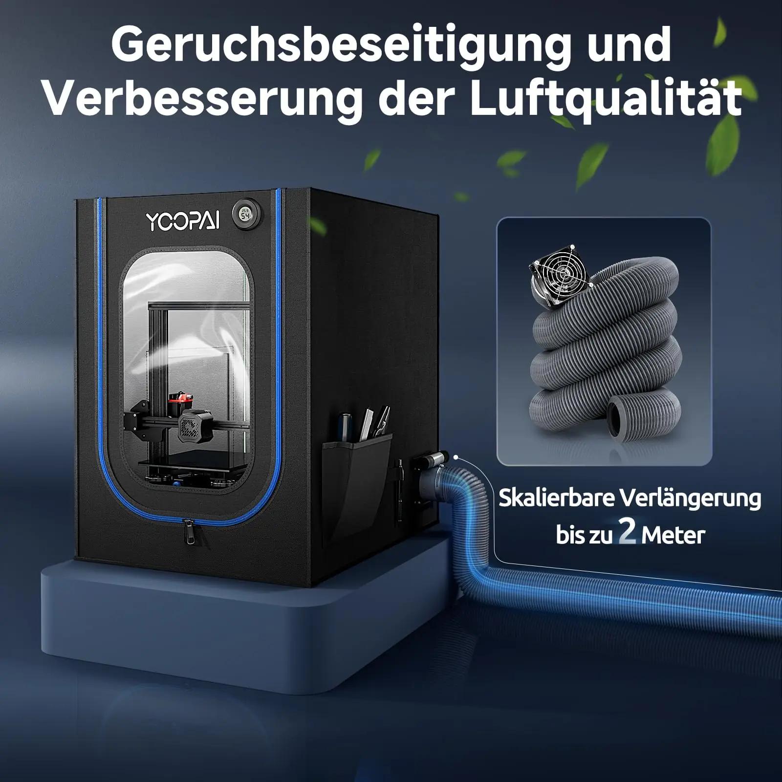YOOPAI 3d-printeri tarvikud Premium Enclosure – kasutusnäide