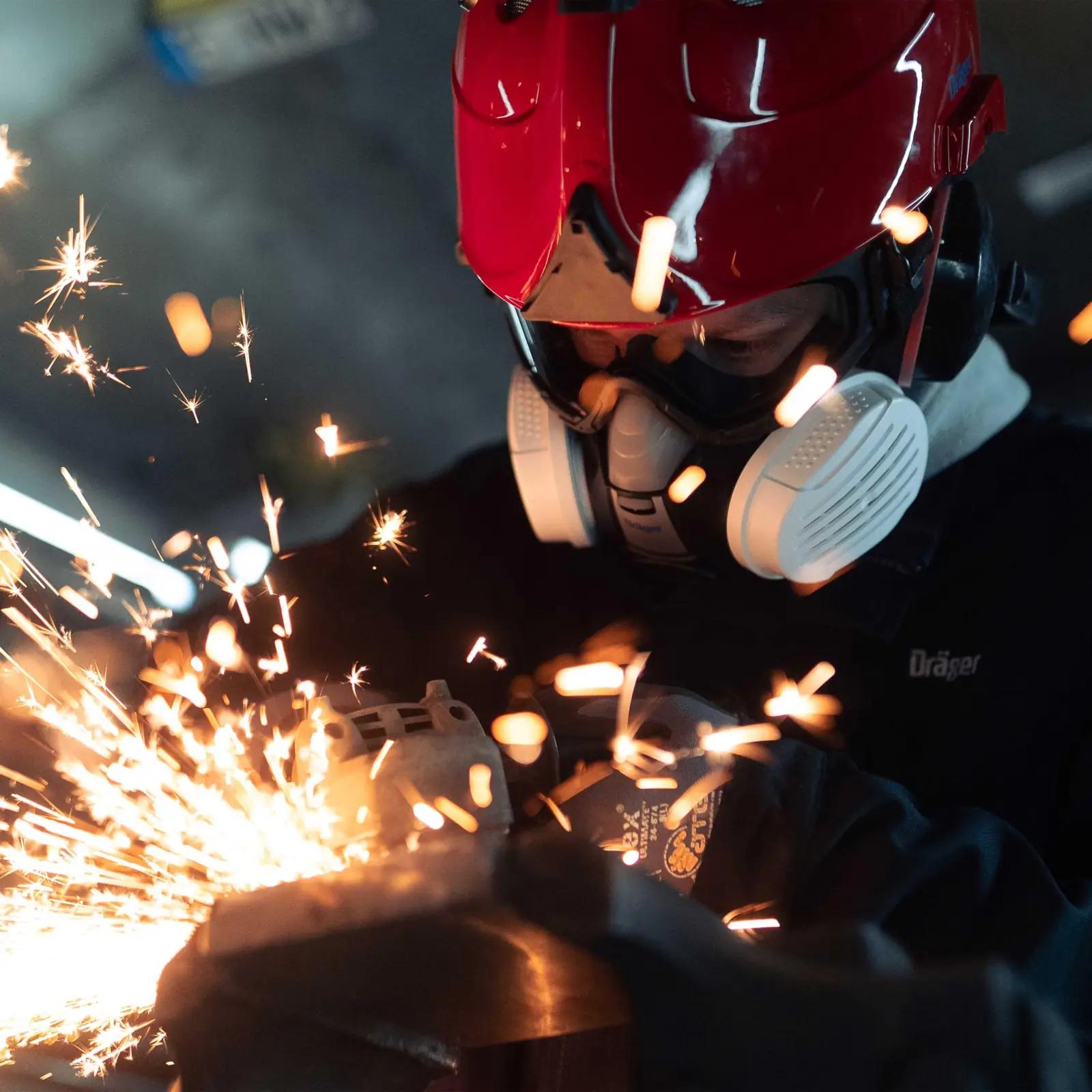 Dräger kaitsemask töömeestele — korduvkasutatav P3 filtriga – lisavaade
