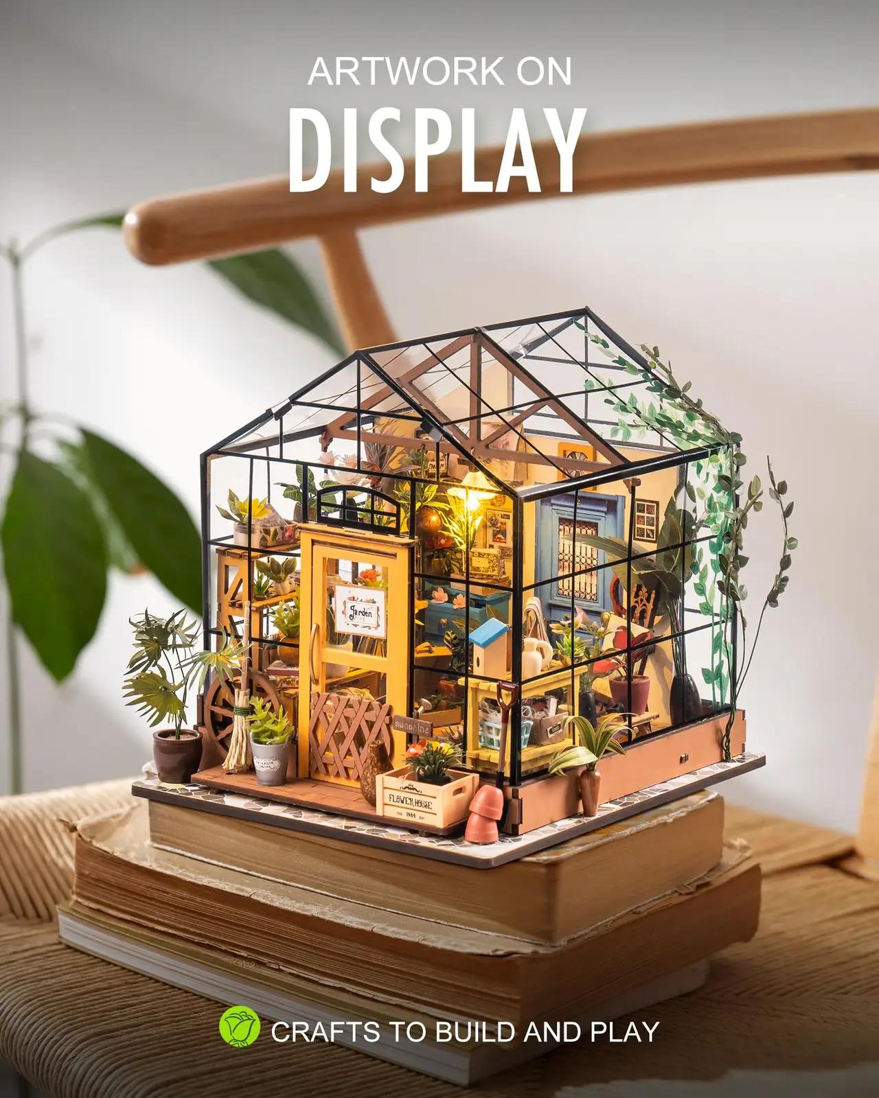 Rolife lillemaja nukumaja komplekt – detailne DIY kingitus – pilt 9