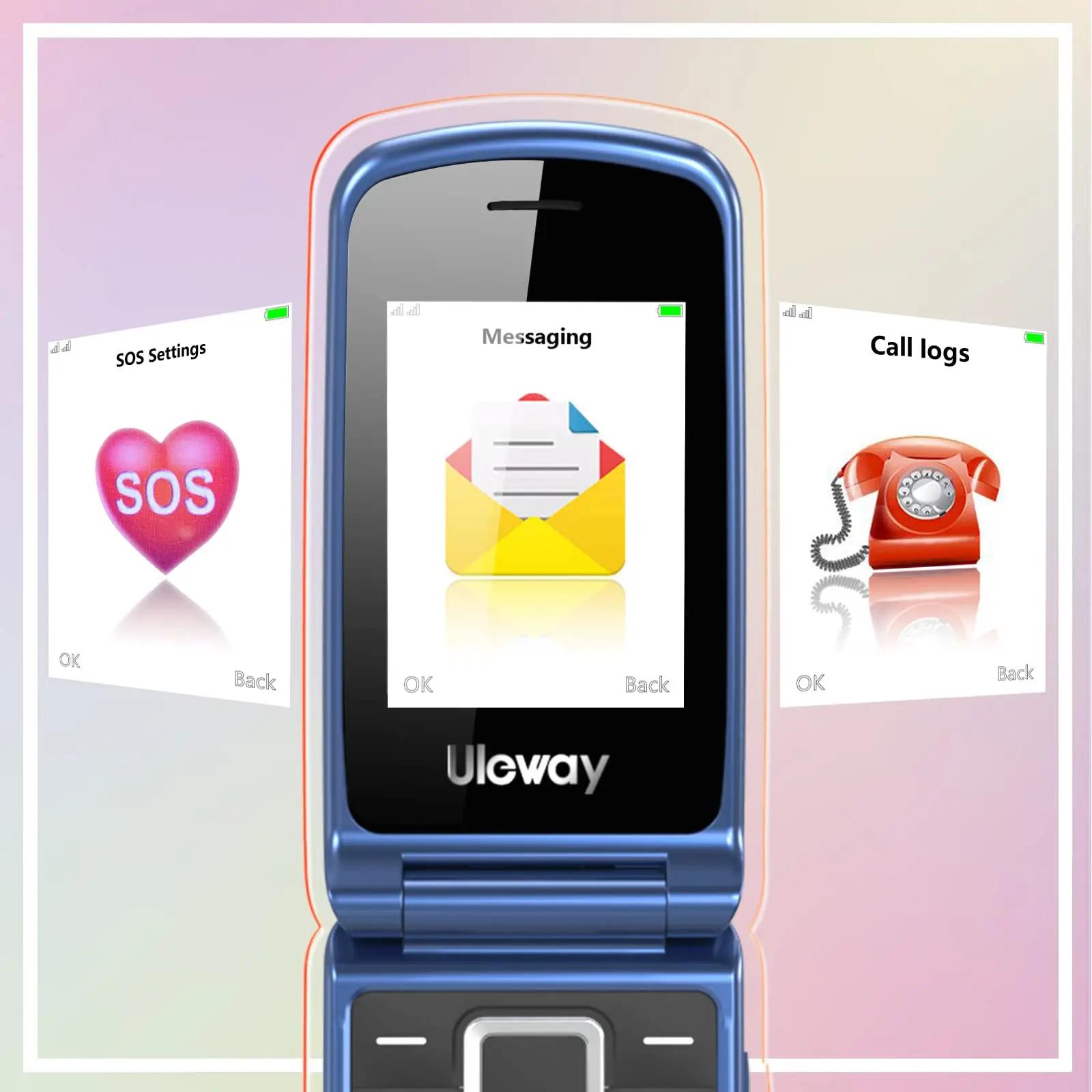 CHAKEYAKE lihtne klapptelefon tugevate nuppudega ja SOS – pilt 9