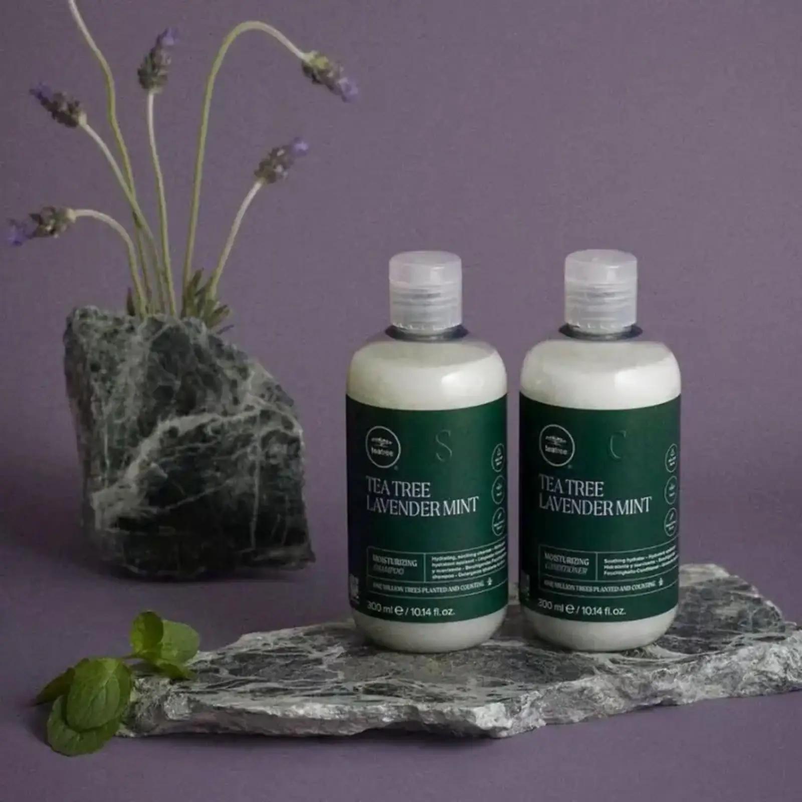 Tea Tree niisutav lavendli-minze šampoon 1 l – pilt 6