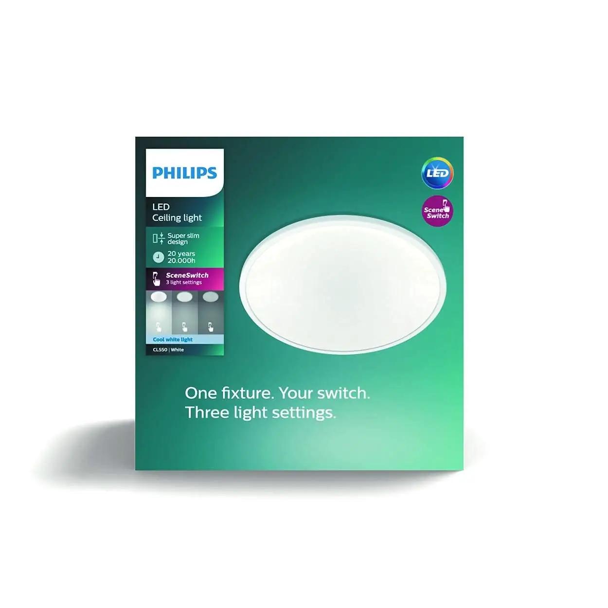 Philips LED laevalgusti 25cm — energiasäästlik ja silmasõbralik – lisavaade