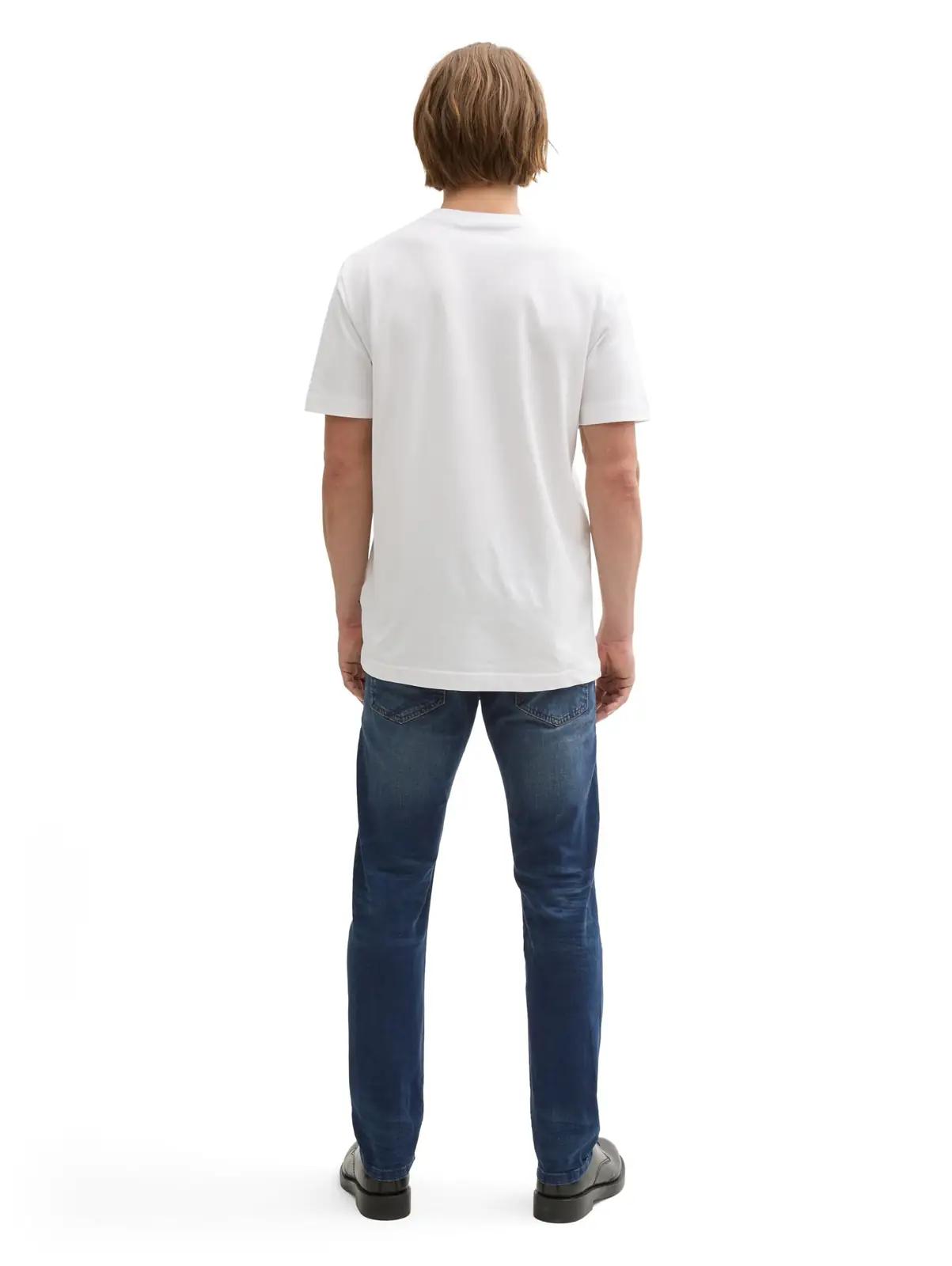 TOM TAILOR Denim mugavad slim teksad – tume stone wash – pakend ja tarvikud