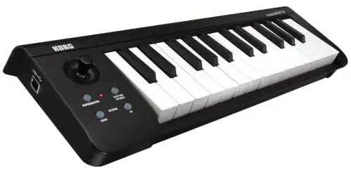 KORG sülearvuti-sõbralik MICROKEY25 — kompaktne USB-klaviatuur – detailne vaade