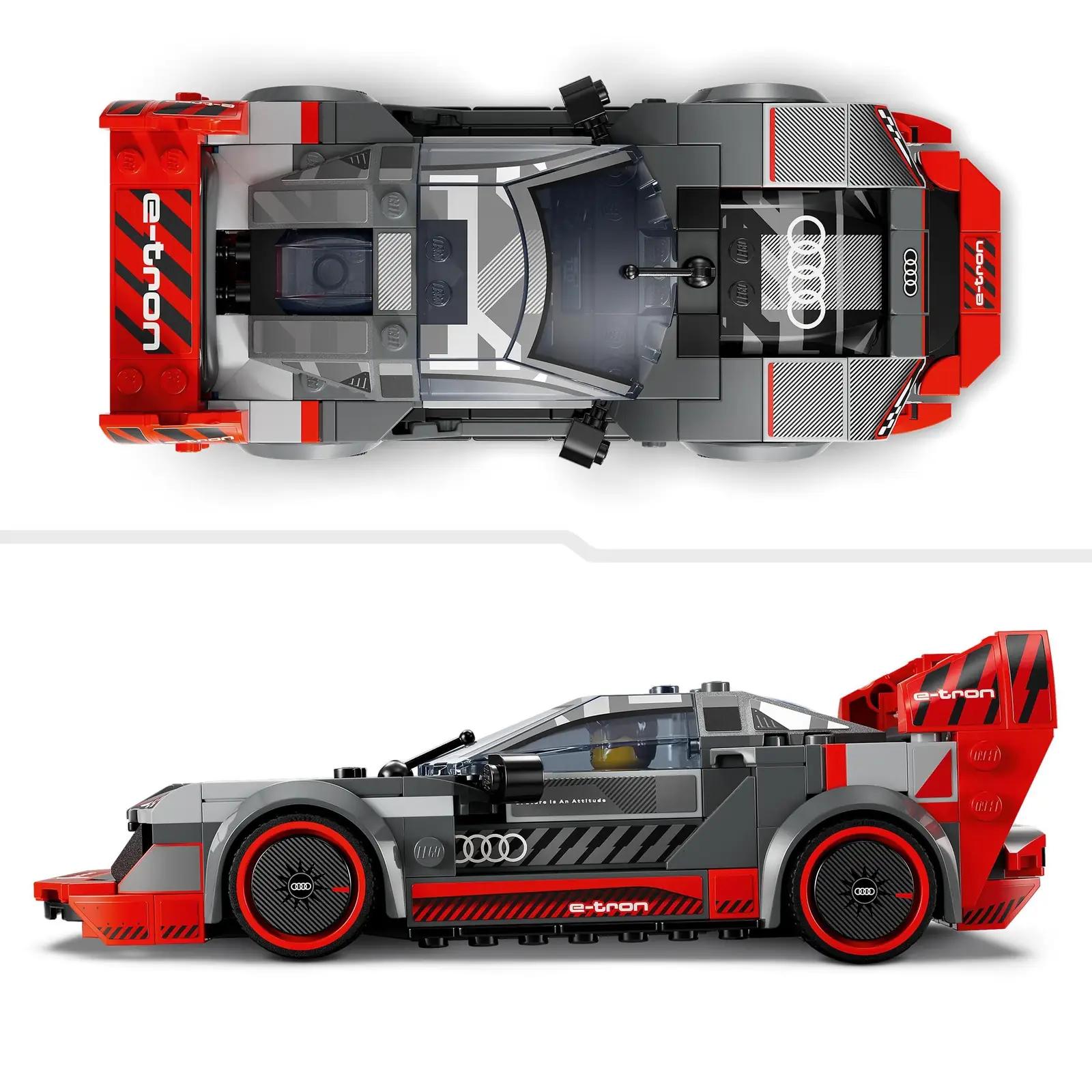 LEGO kiirauto ehitusmäng – Audi S1 e-tron Quattro komplekt – kasutusnäide