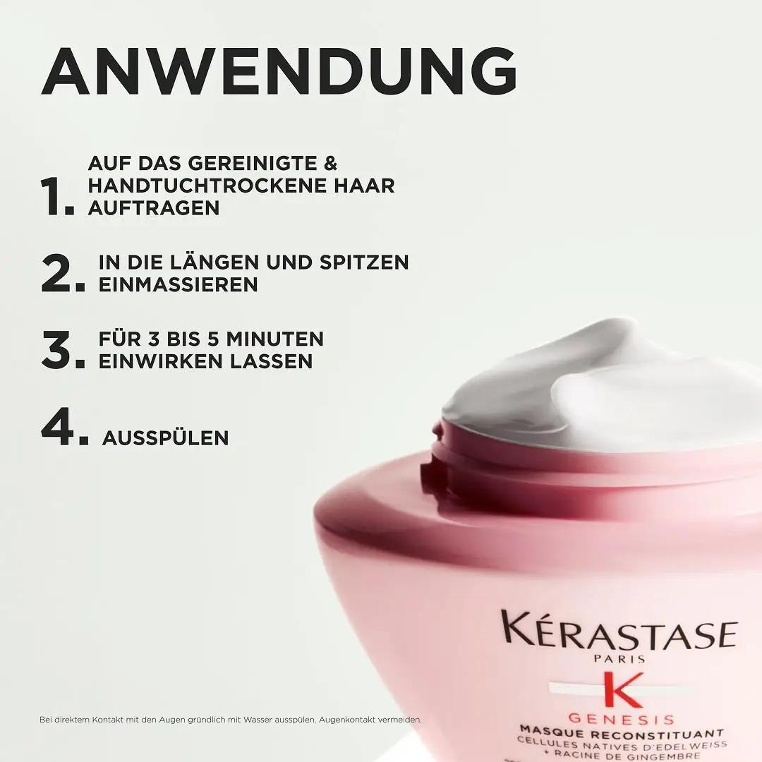 KÉRASTASE taastav juuksemask 200 ml – tugevam ja siledam – pilt 7