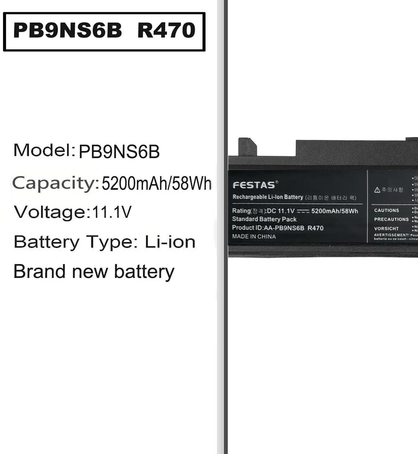 FESTAS vastupidav sülearvutiaku 11.1V 5200mAh – asendus – pilt 7