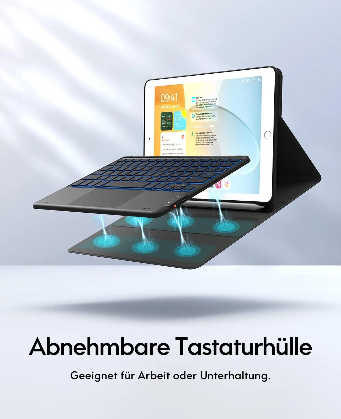 CHESONA kaitsekest klaviatuuriga iPad 10.2 — vastupidav ABS – lisavaade