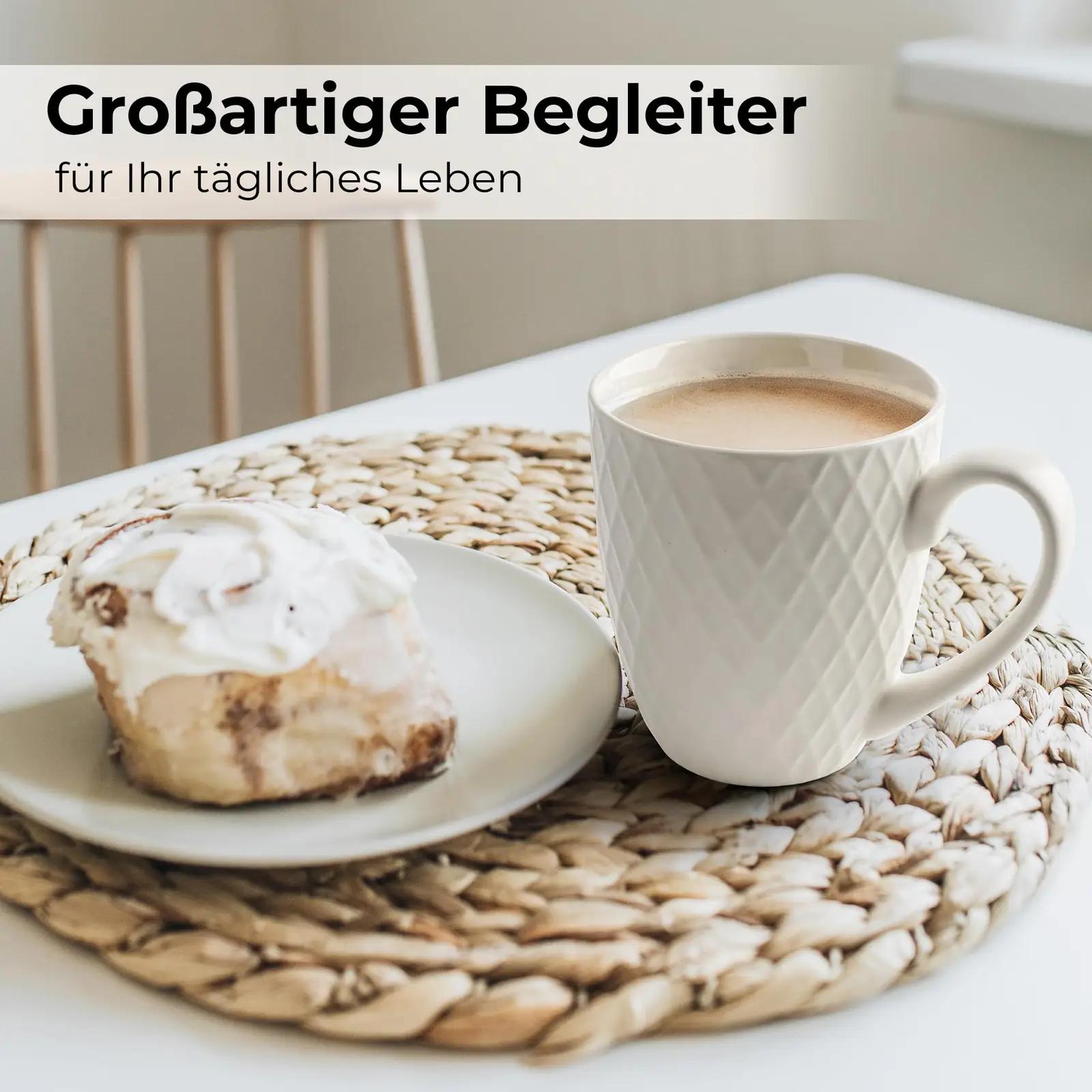MIAMIO keramiline Palmanova tassikomplekt — matt-beige 6 tk – pilt 6
