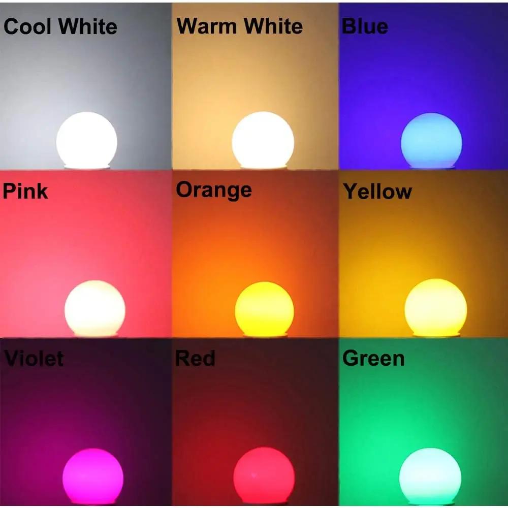 ZFQ värviline LED-dekorpirn B22, komplekt 10 tk, kollane – lisavaade