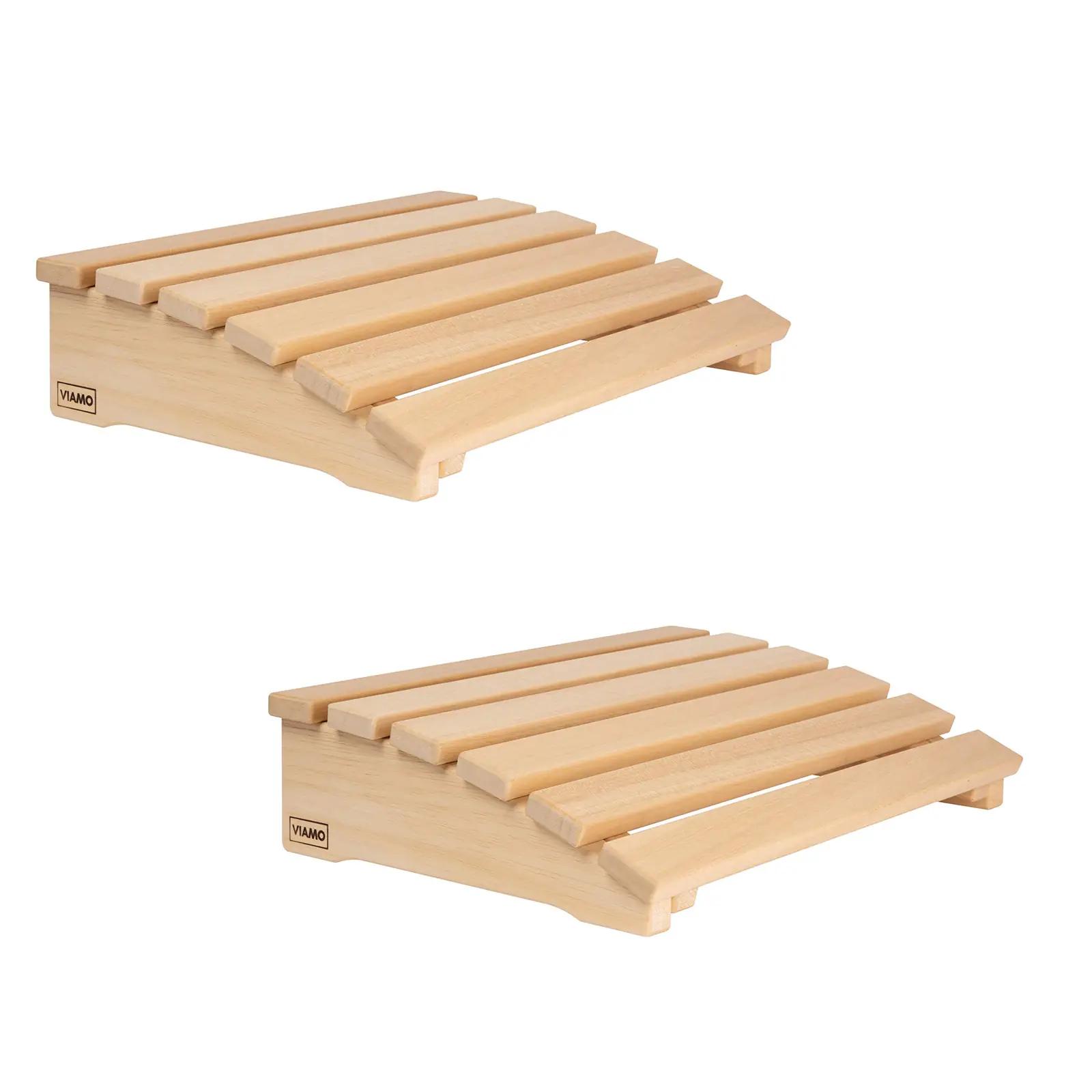 VIAMO sauna puitne kaelatoe komplekt – ergonoomiline Abachi
